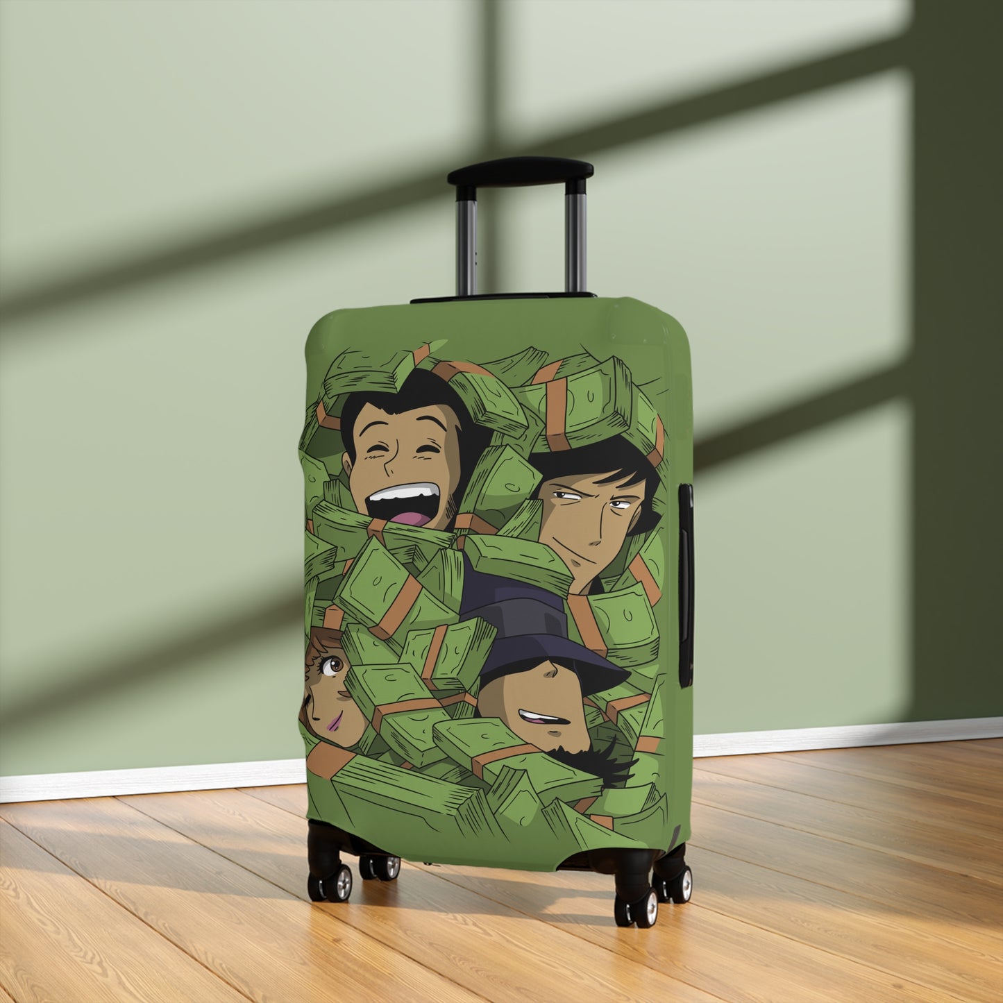 Buried In Cash luggage cover