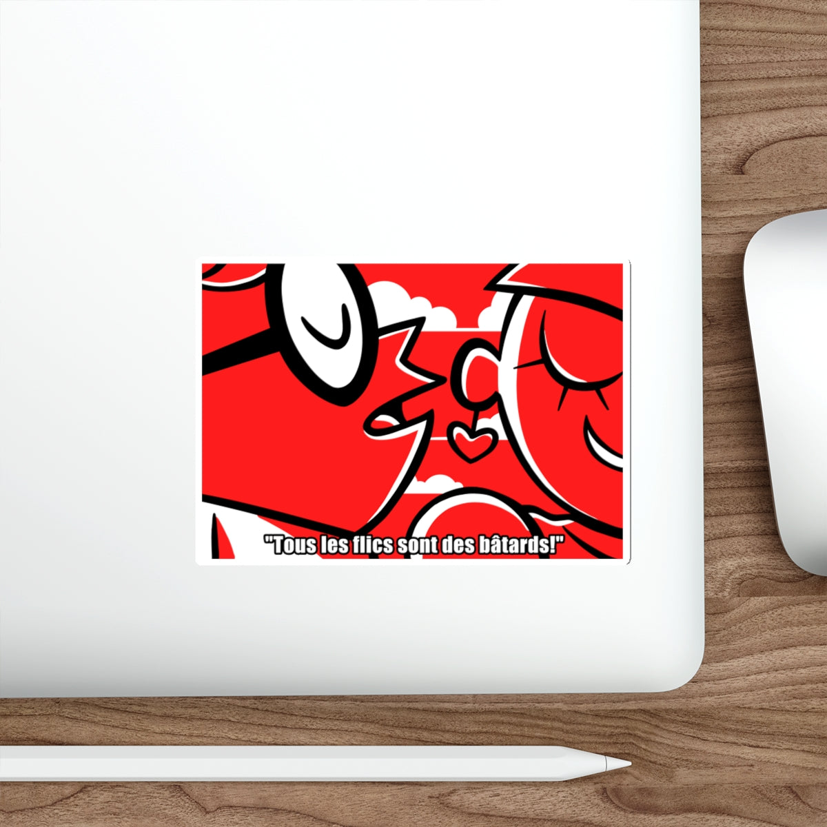 Tous les flics sont des bâtards vinyl sticker