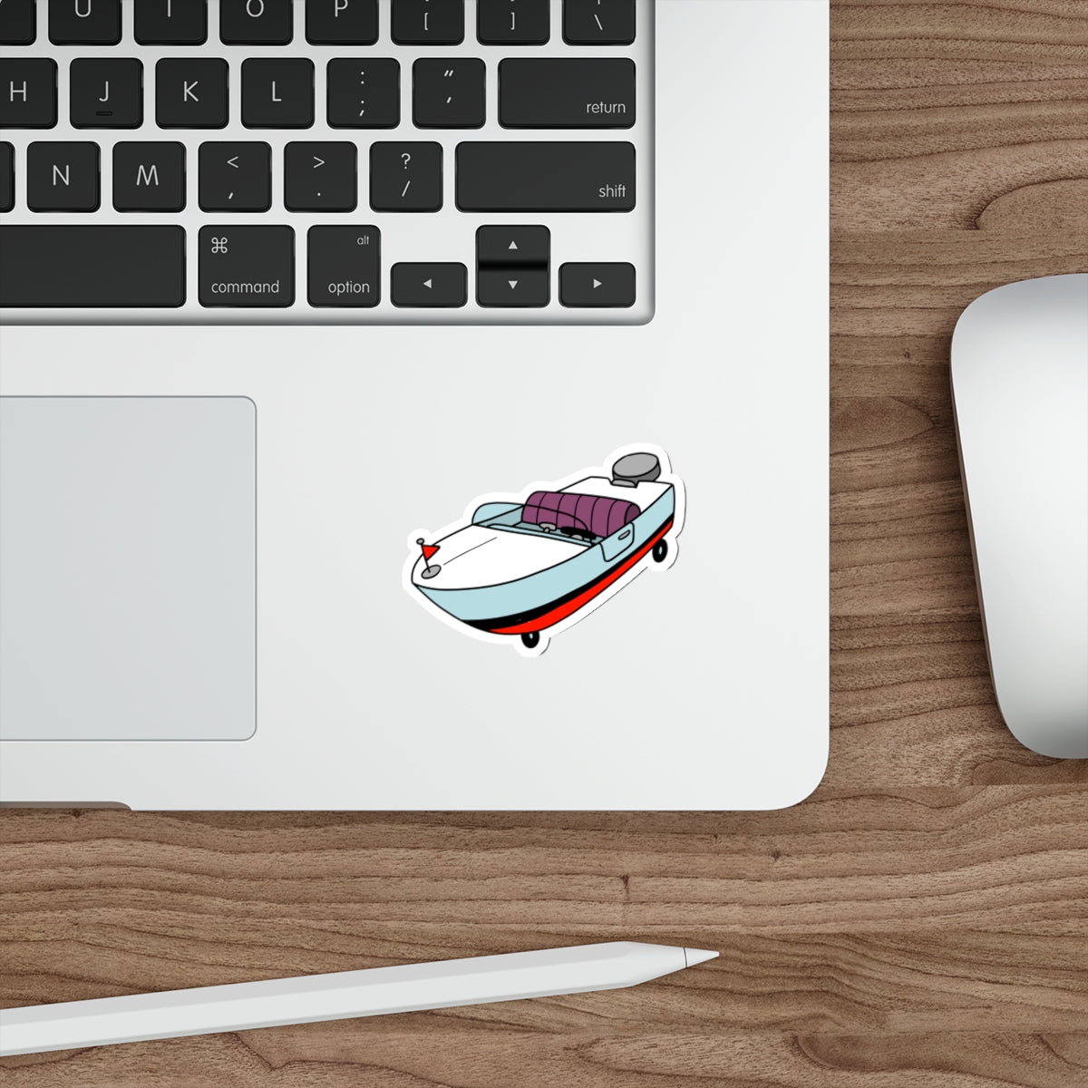 Boatmobile vinyl sticker