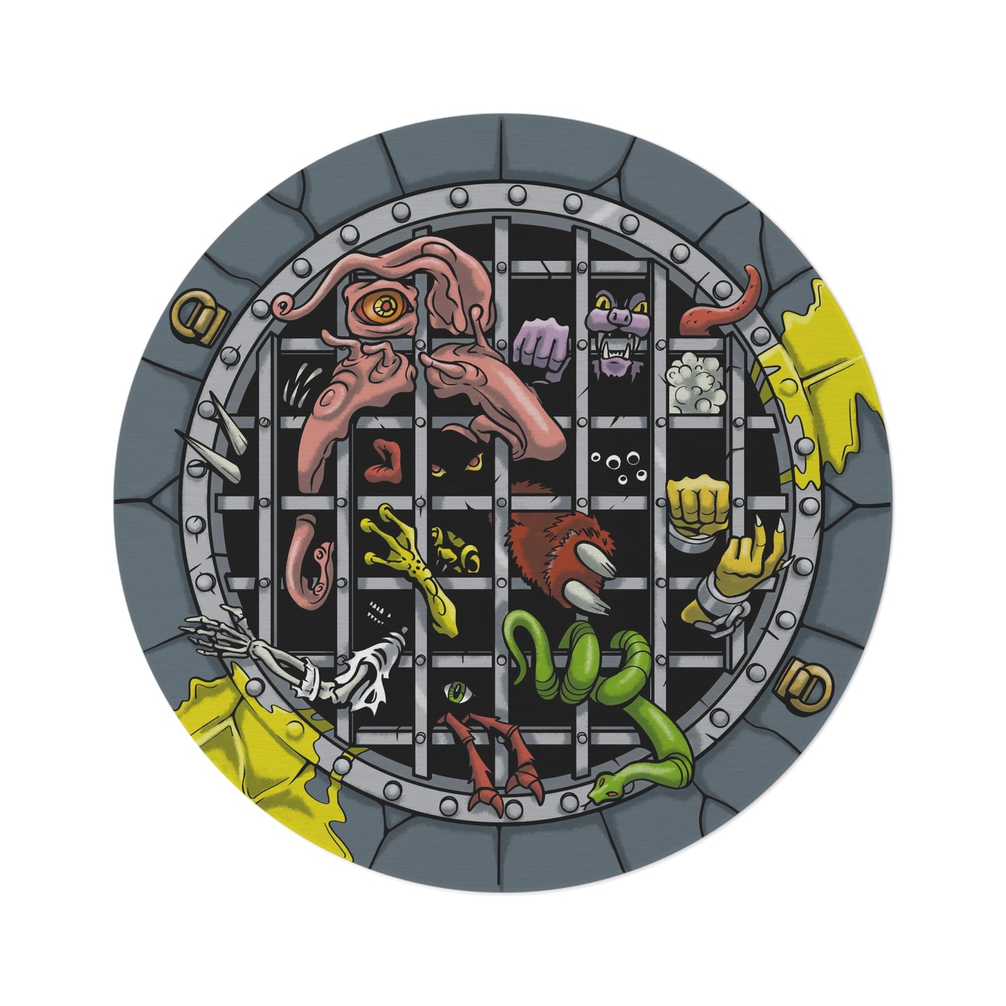Masters of the Dungeon round rug