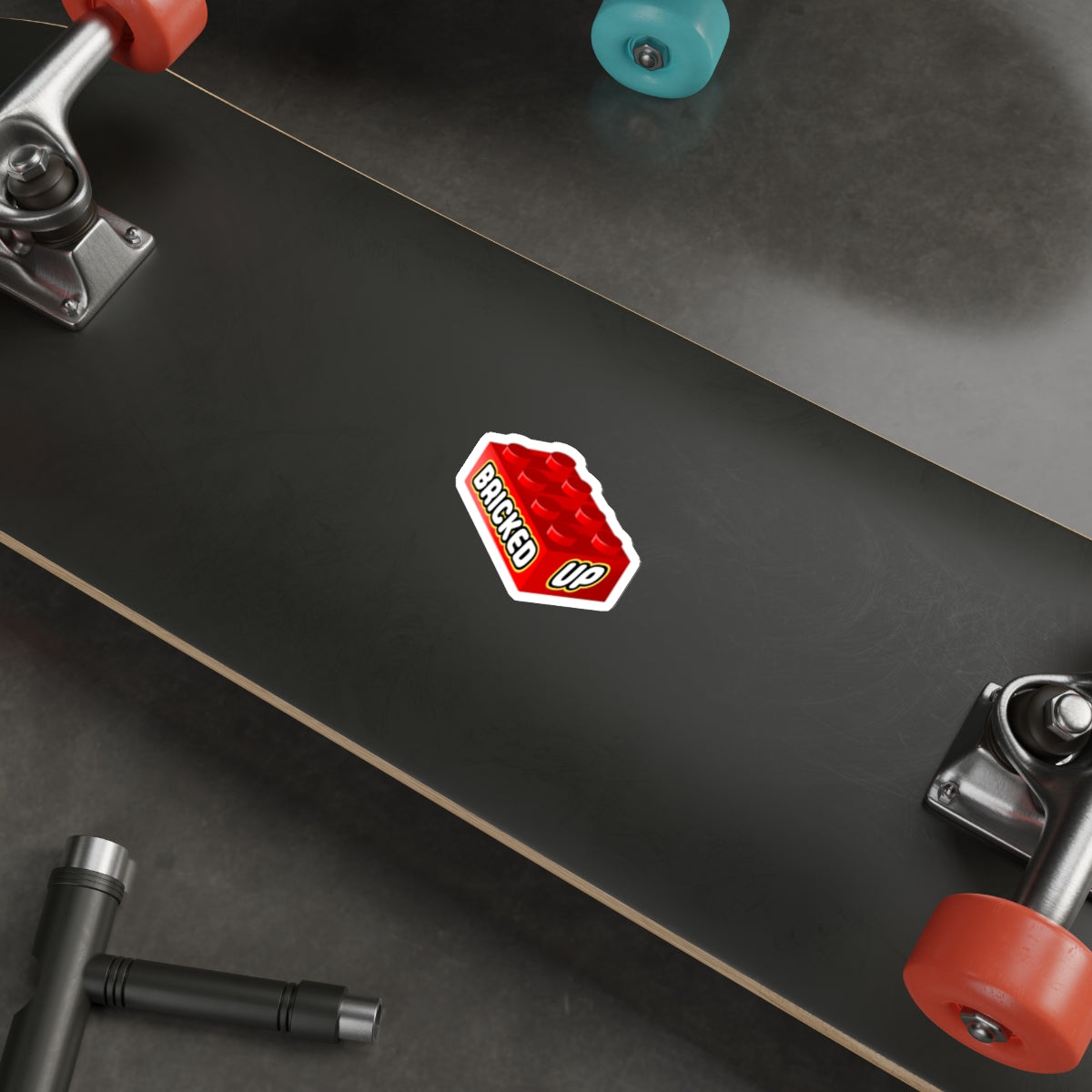 Bricked Up vinyl sticker