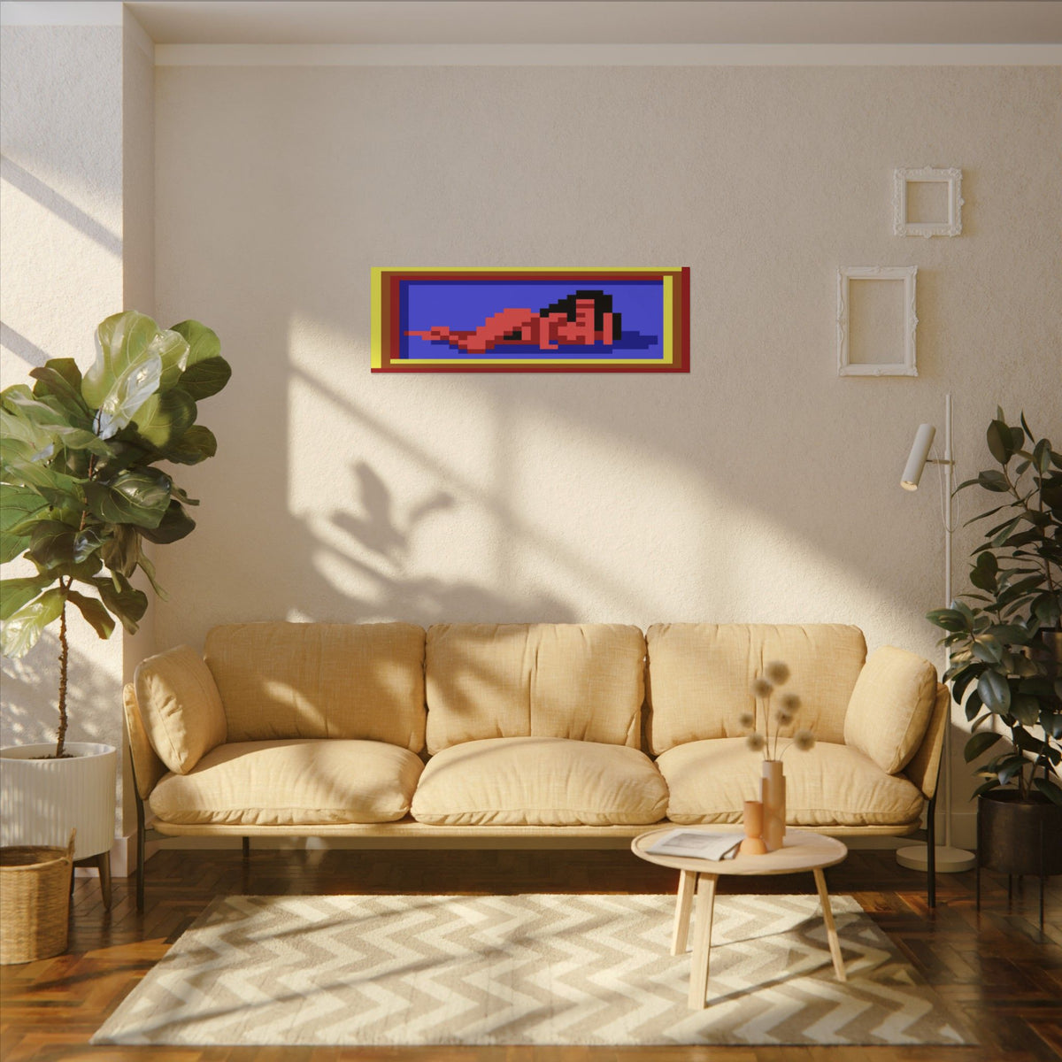 Lefty's Lo Rez Lady 60" x 20" canvas print