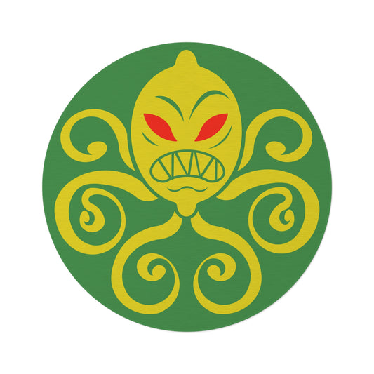 Hail EVIL round rug