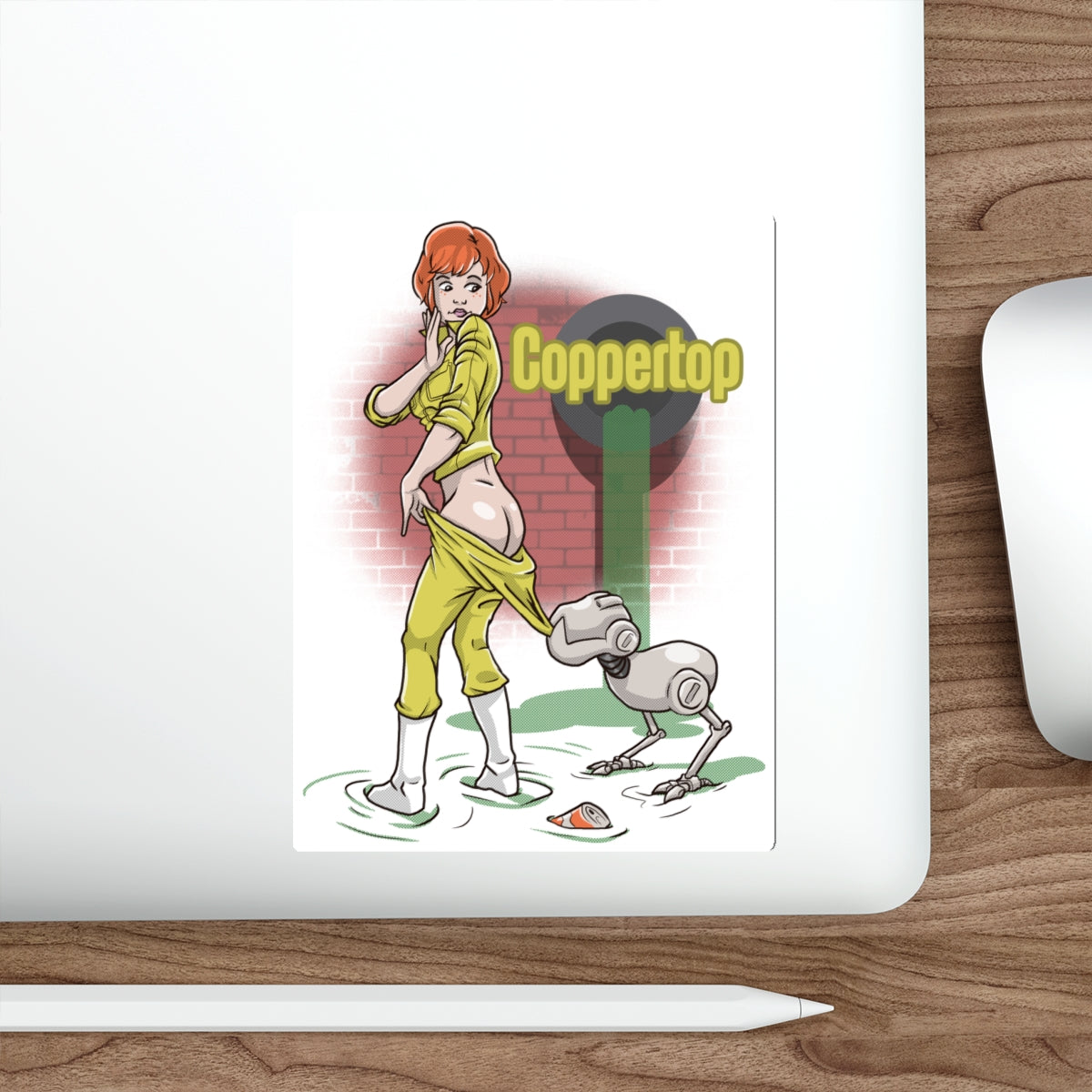 Coppertop Lotion vinyl sticker