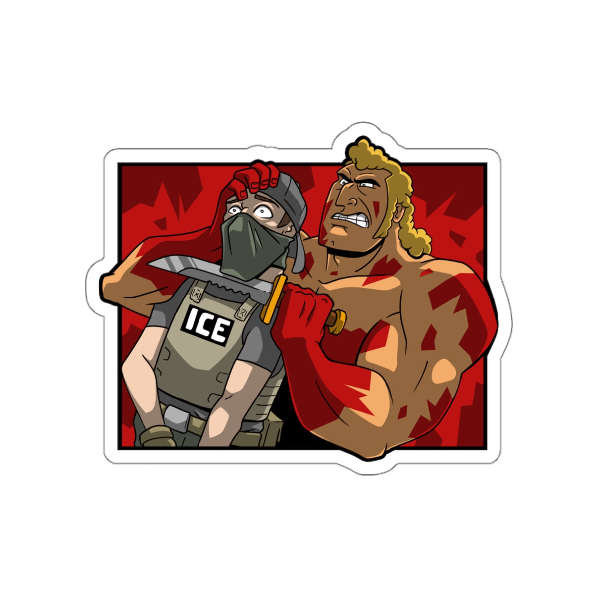 Brock ICE ALT vinyl sticker