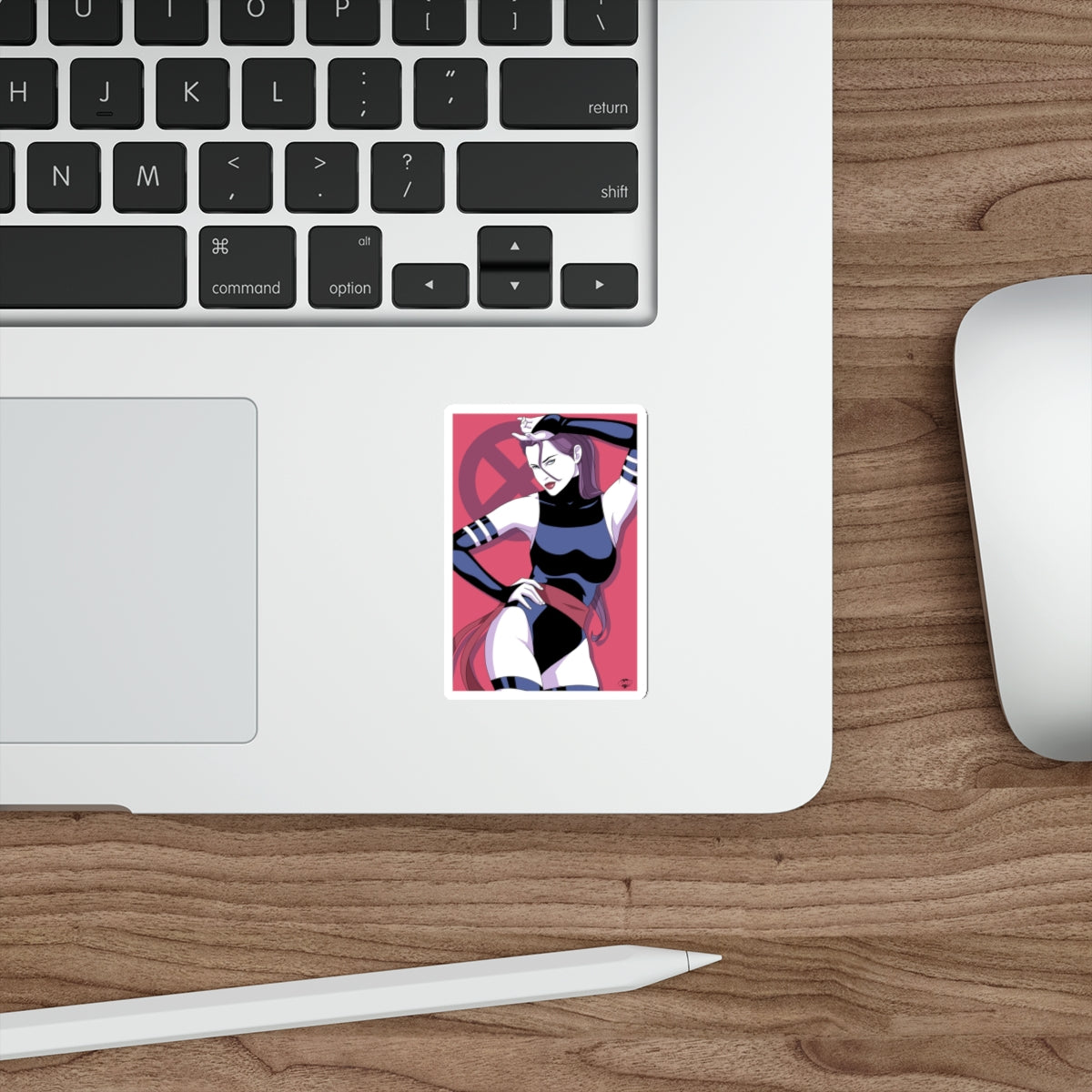 Psylocke'd In vinyl sticker
