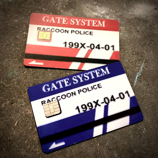 Raccoon Police Gate Keycard credit card skin