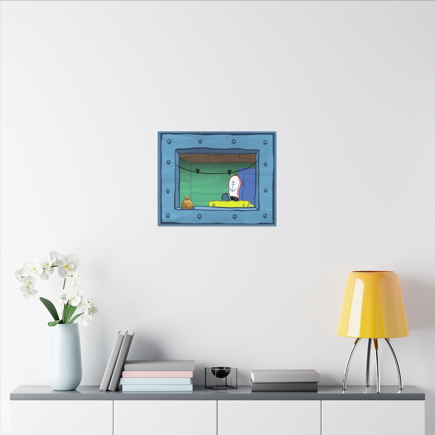 Fry Cook Window canvas print