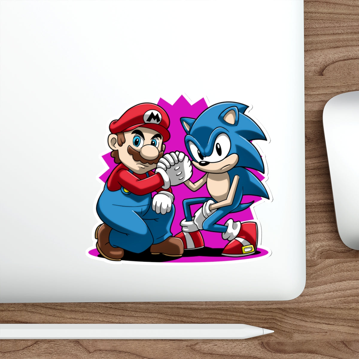 Mascot Squat vinyl sticker