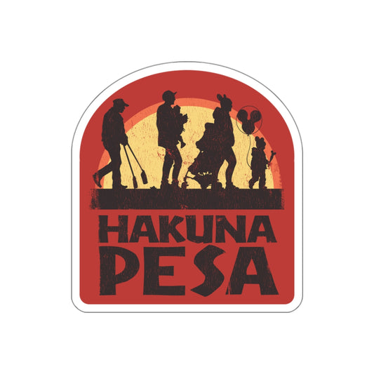 Hakuna Pesa vinyl sticker