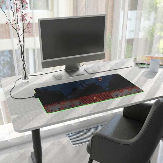 Simon at the Gate LED desk mat