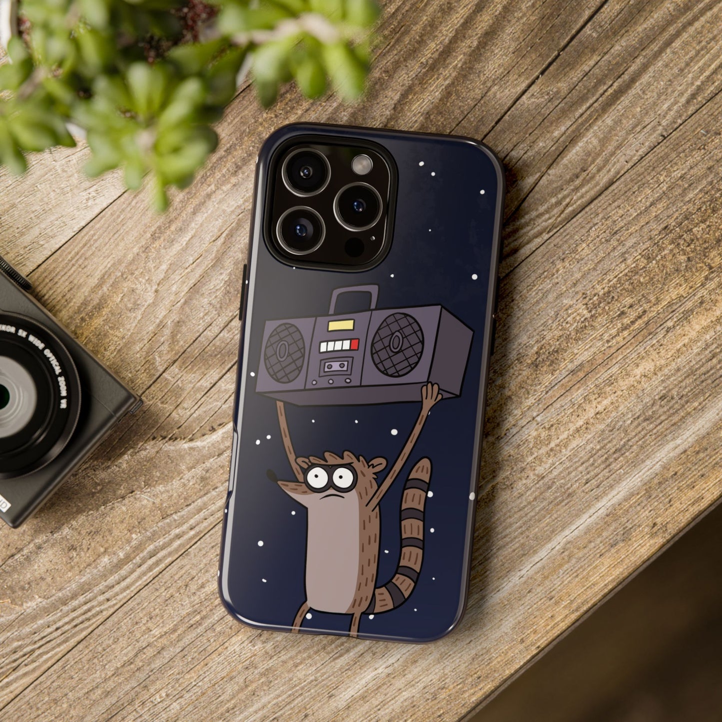 Rigby Boombox iphone case