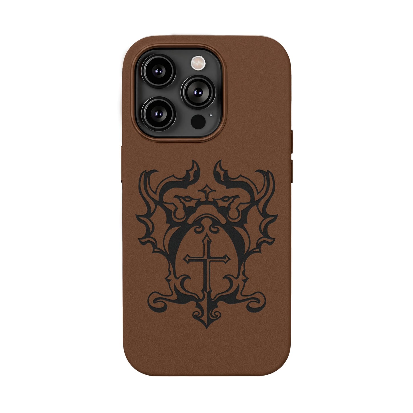 Vampire Killer Clan faux leather phone case