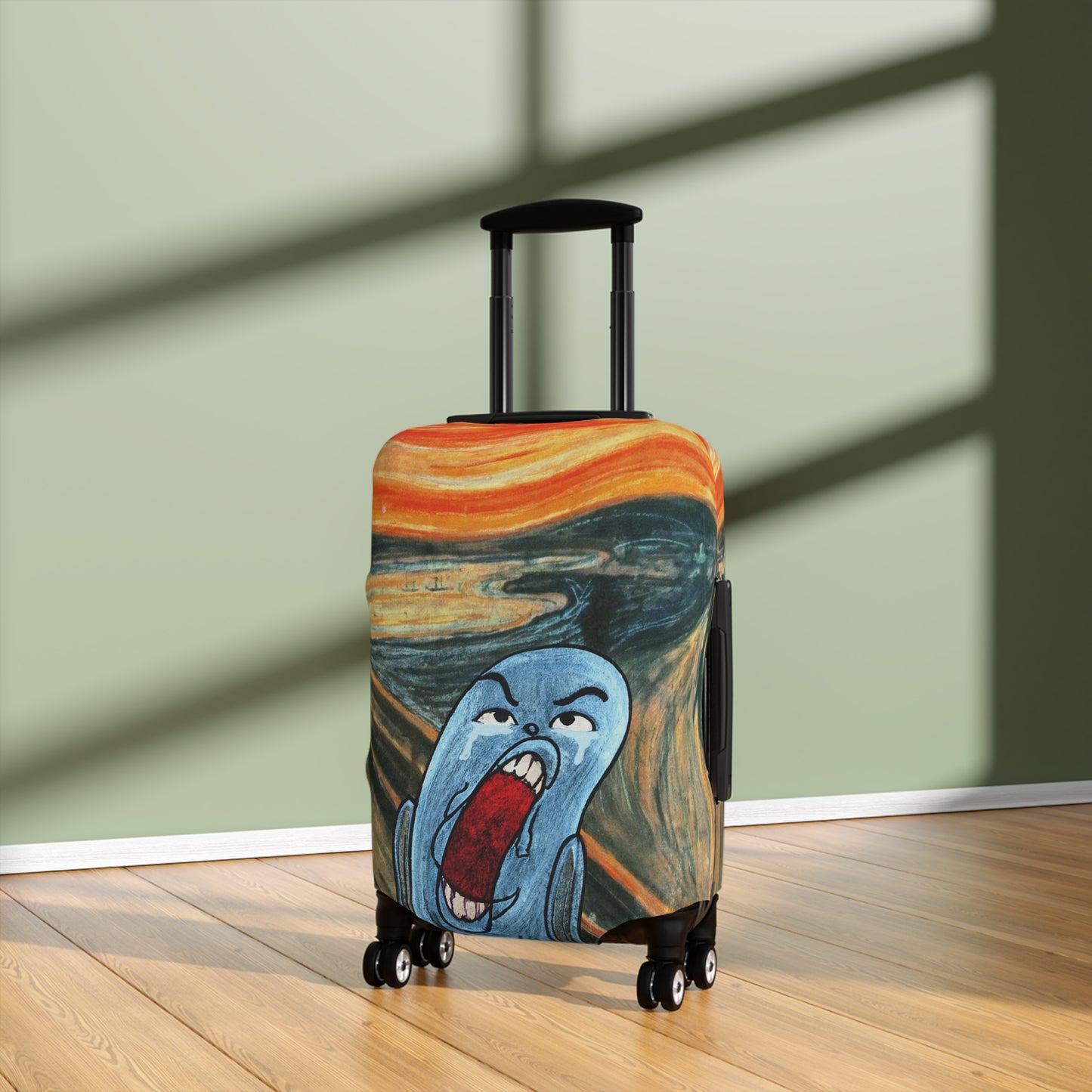 The Ugly Smell Scream luggage cover