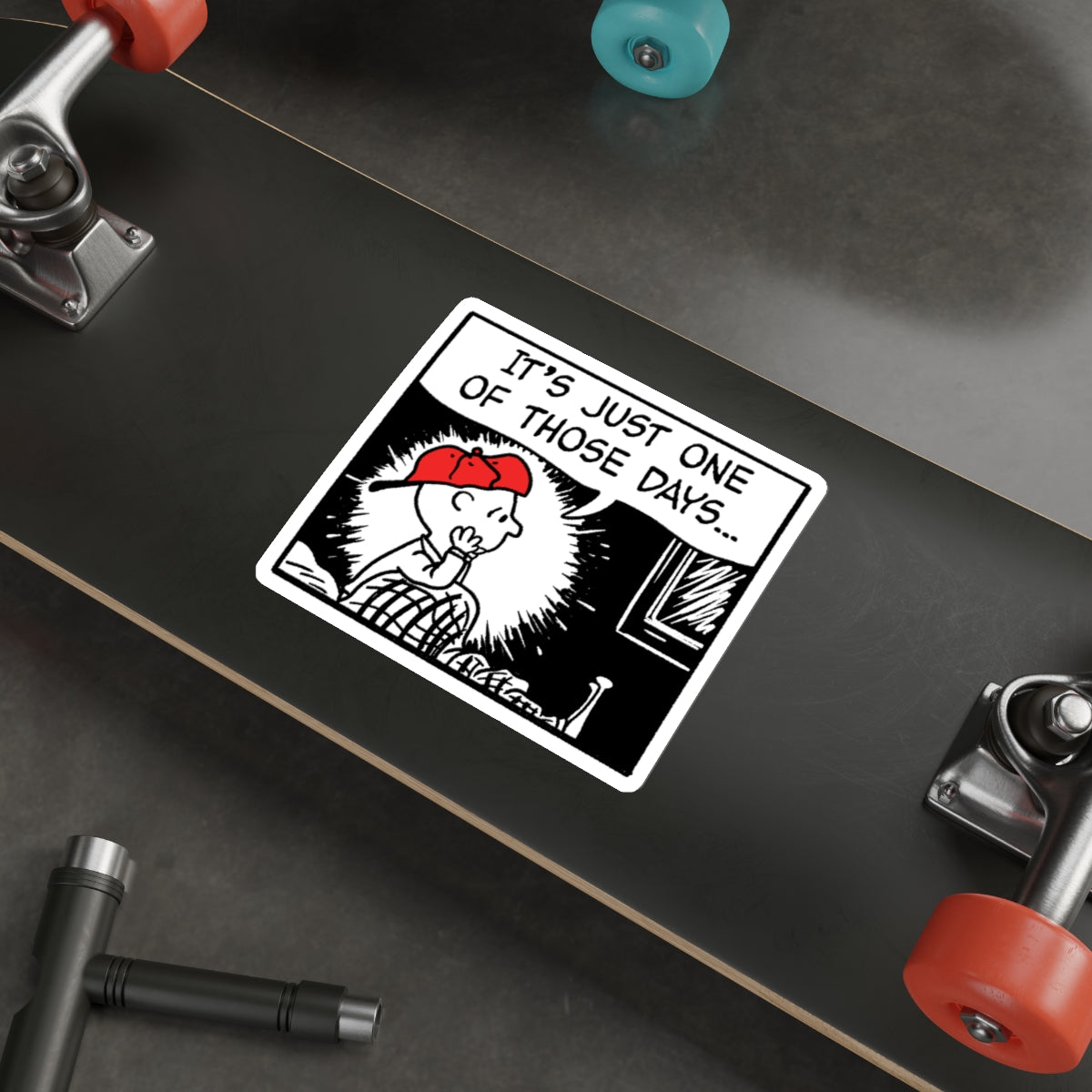 Charlie Break Stuff vinyl sticker