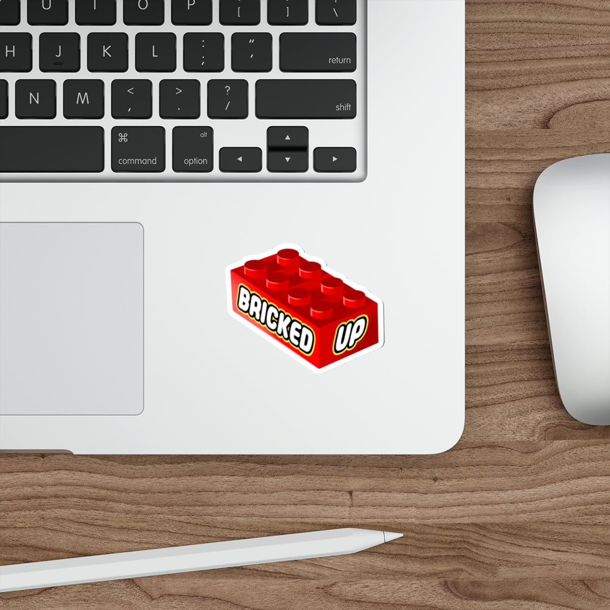 Bricked Up vinyl sticker