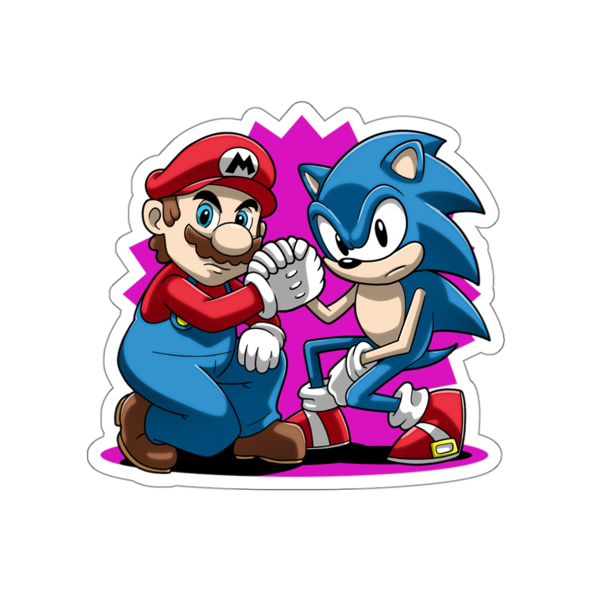 Mascot Squat vinyl sticker