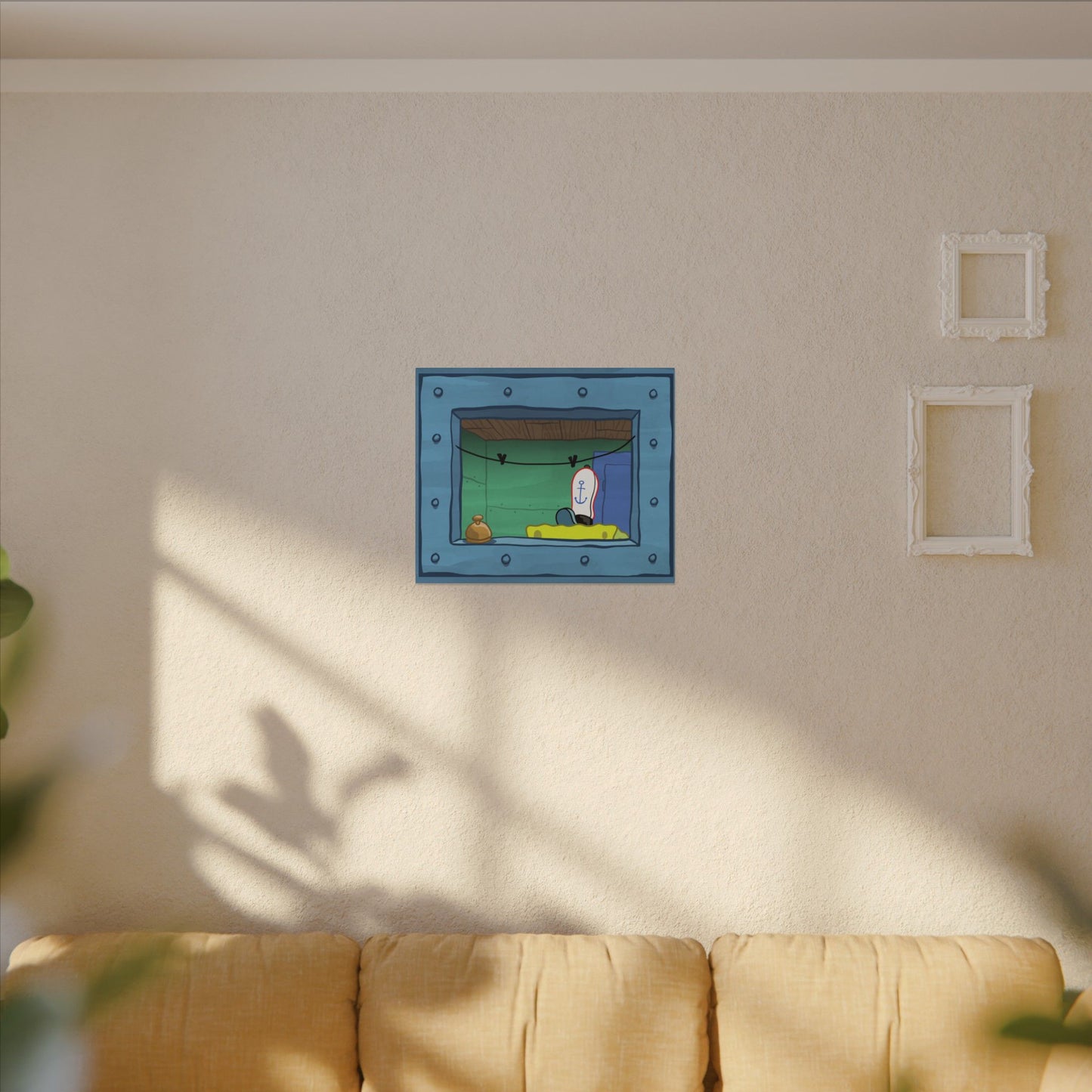 Fry Cook Window canvas print