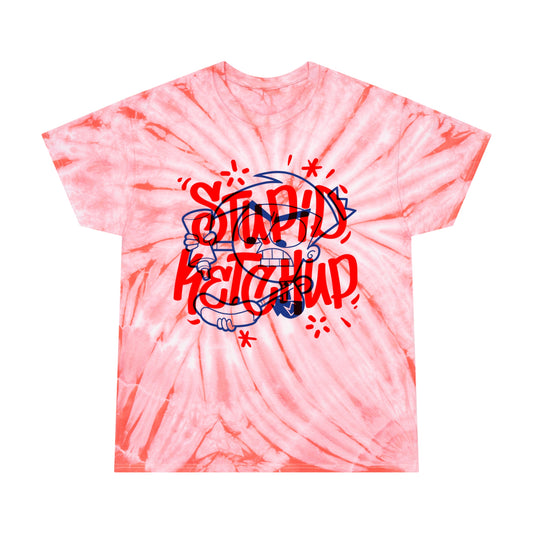 Stupid Ketchup tie-dye t-shirt