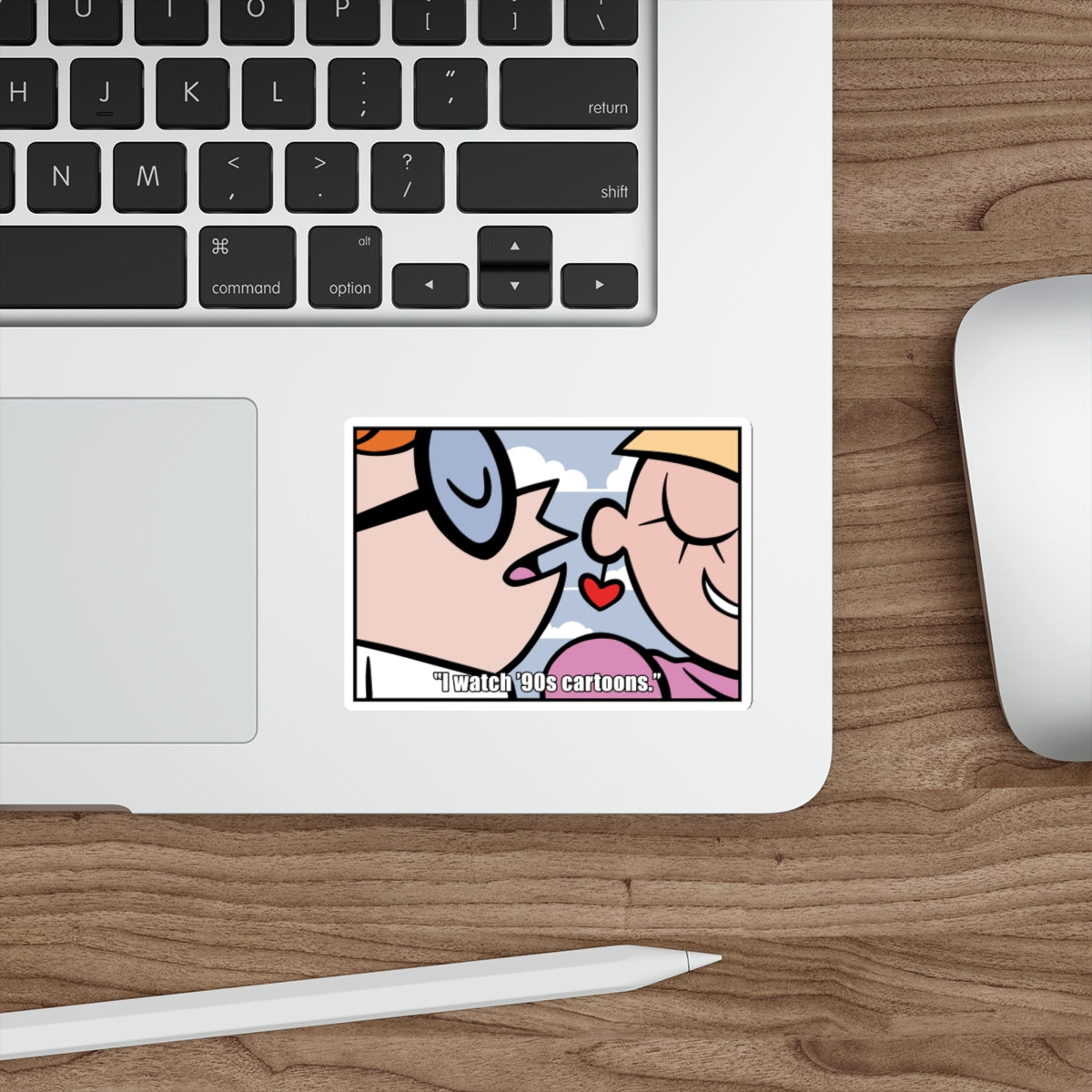 I Watch '90s Cartoons vinyl sticker