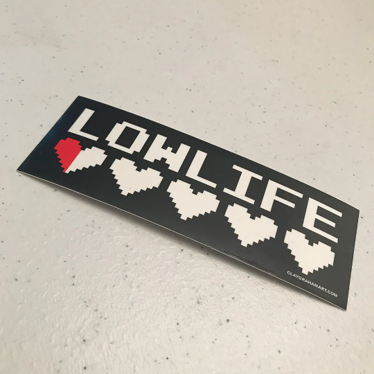 Lowlife vinyl sticker