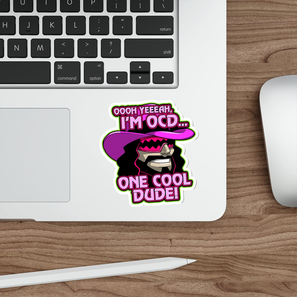 One Cool Dude vinyl sticker