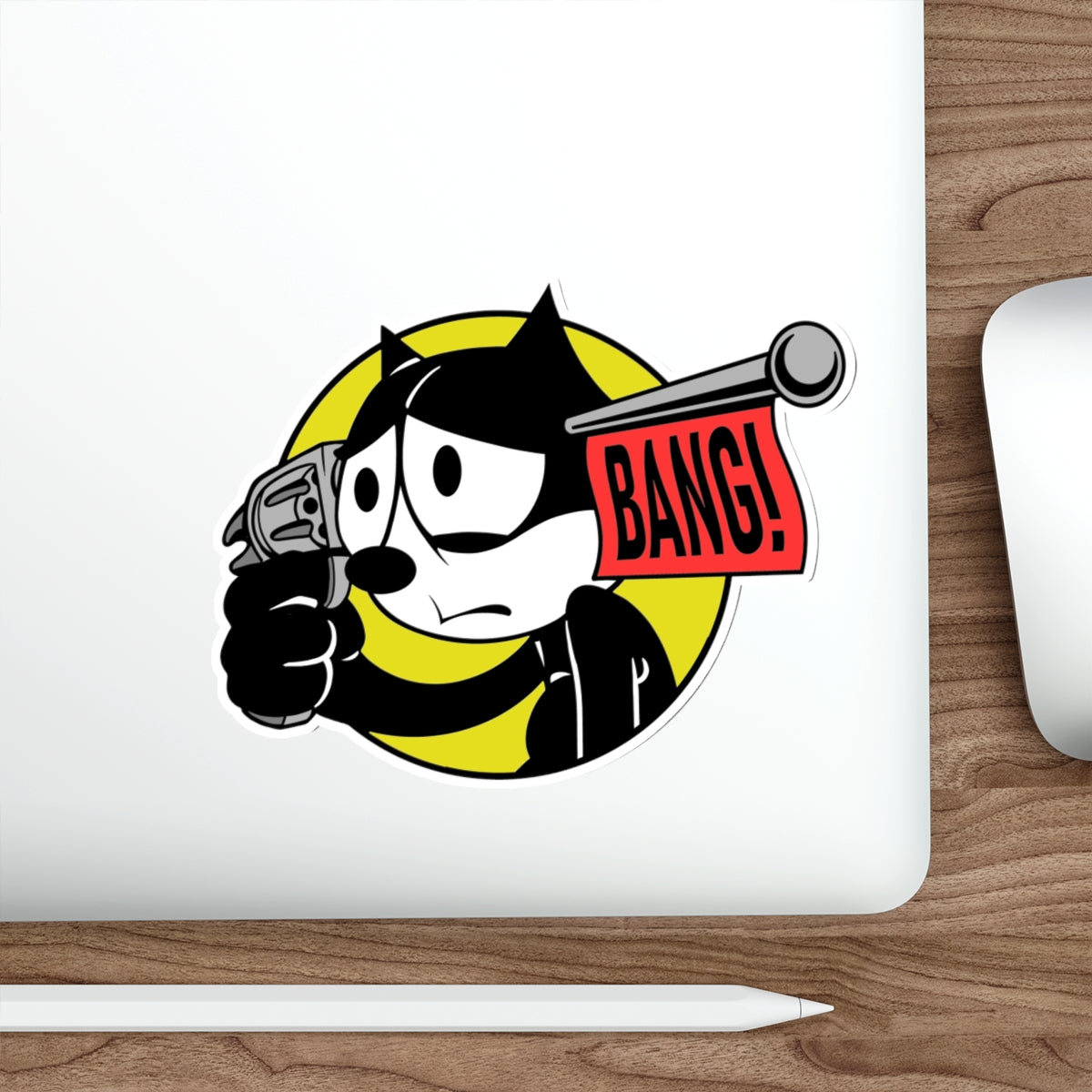 Jokes On Me vinyl sticker
