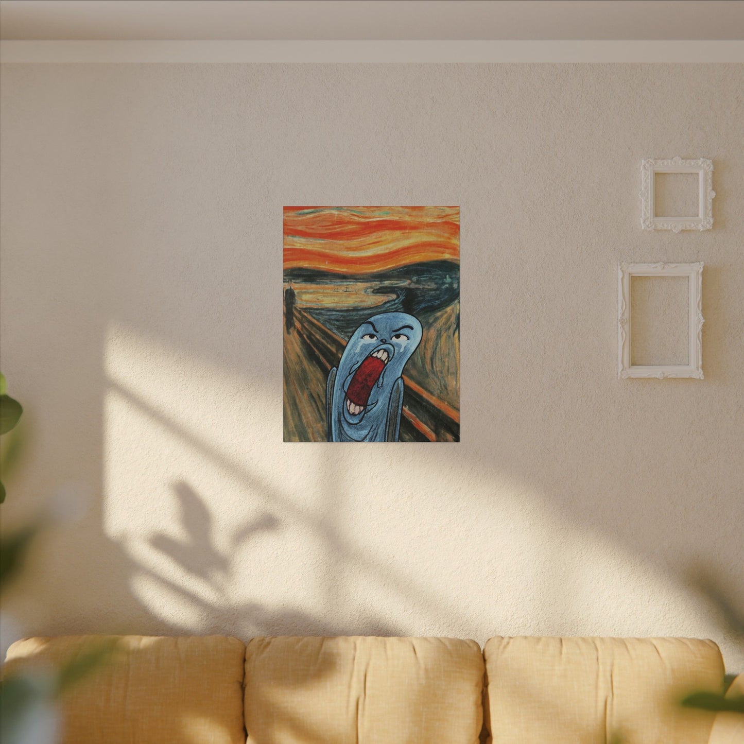 The Ugly Smell Scream canvas print