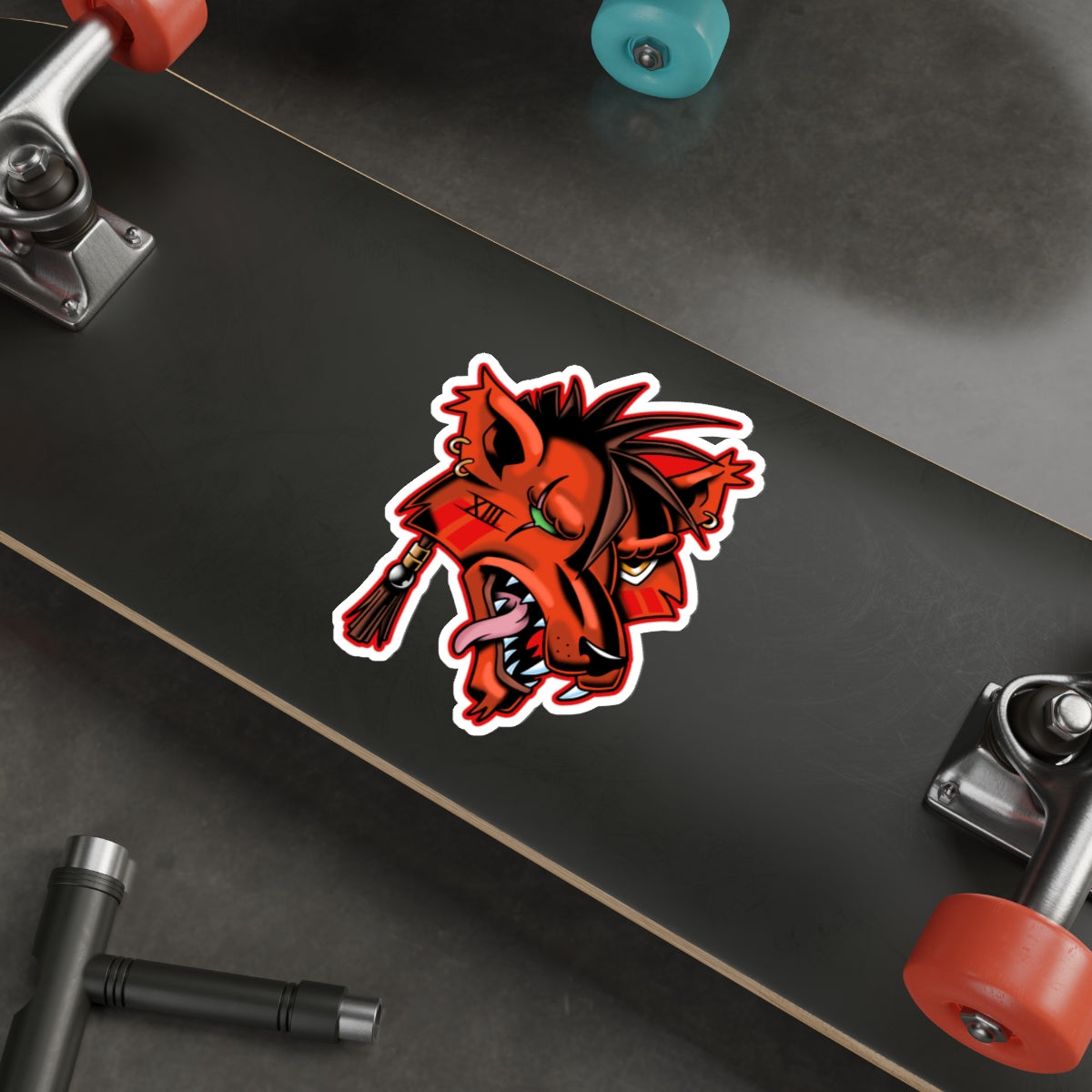 XIII Crises vinyl sticker