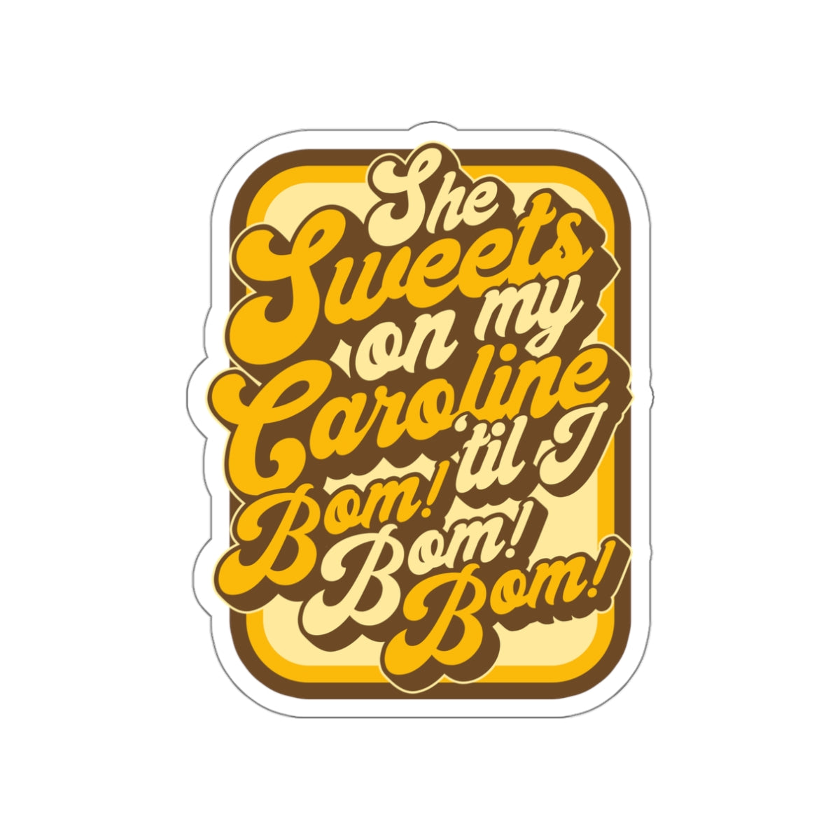 She Sweets... vinyl sticker