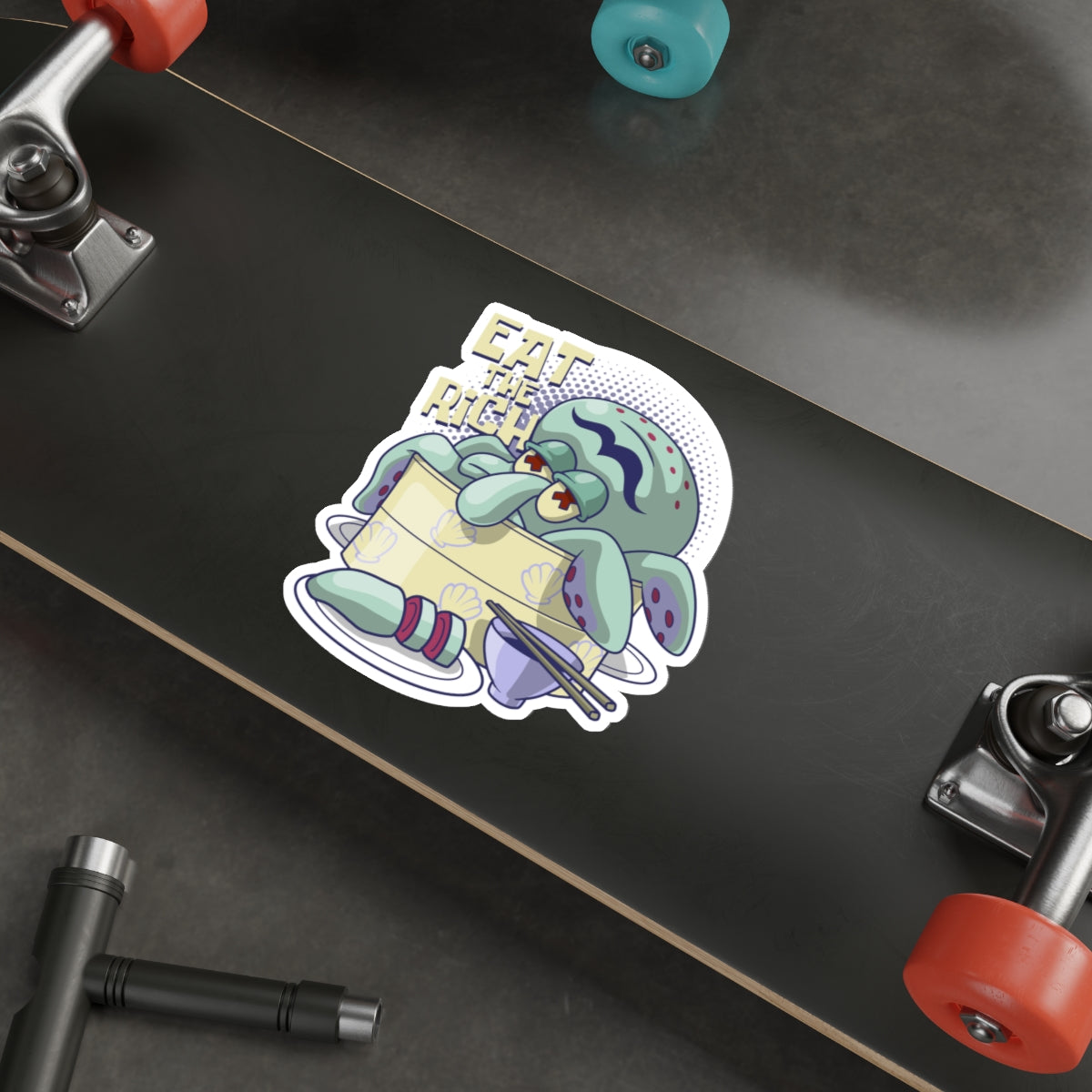 Eat the Rich vinyl sticker