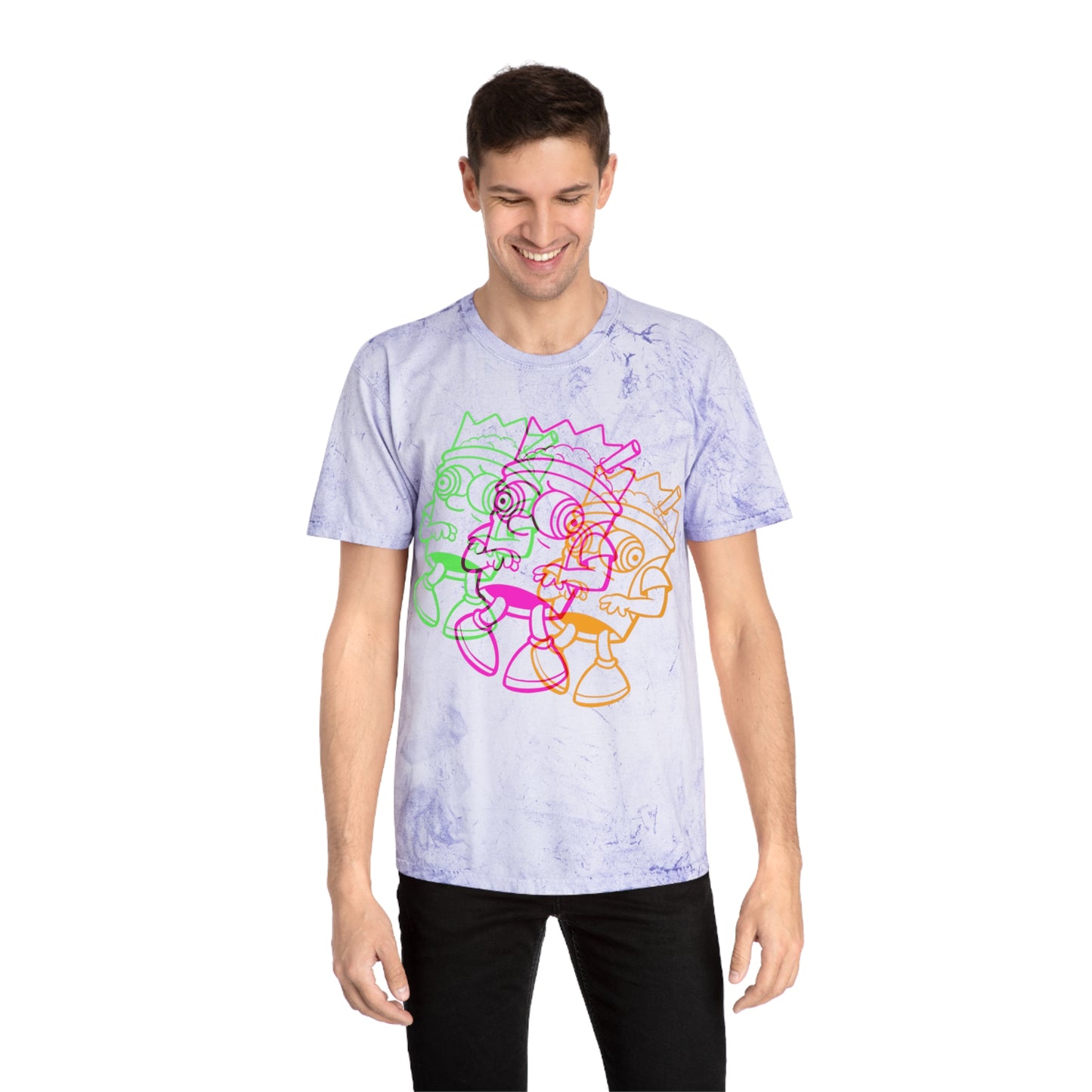 Squishee Addict color blast t-shirt