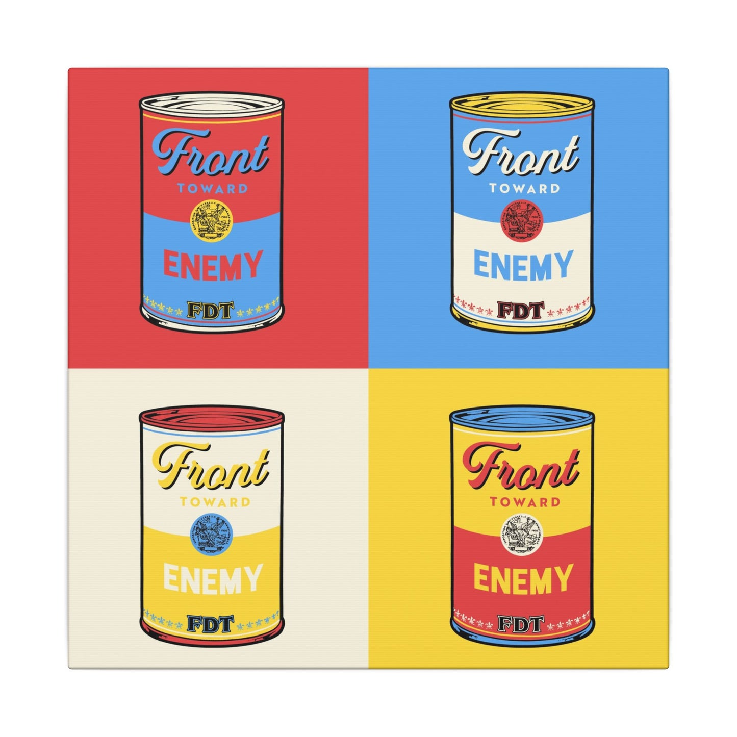 Soup Canmore Pop Art canvas print