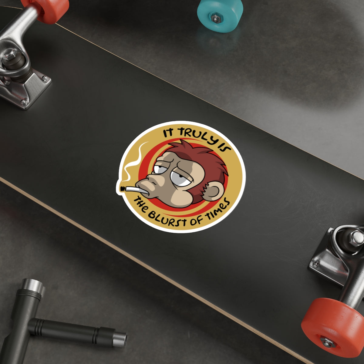 Blurst of Times vinyl sticker