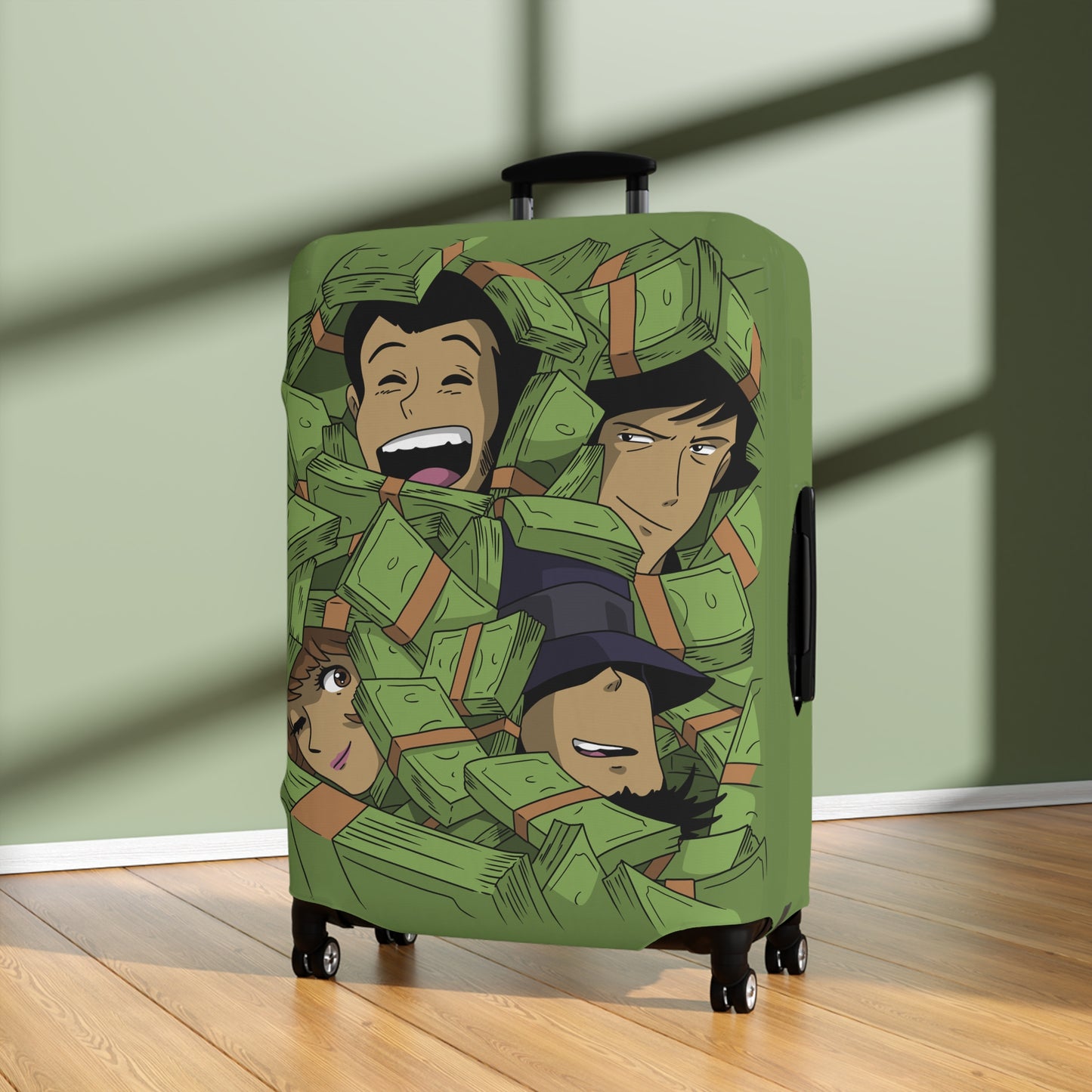 Buried In Cash luggage cover