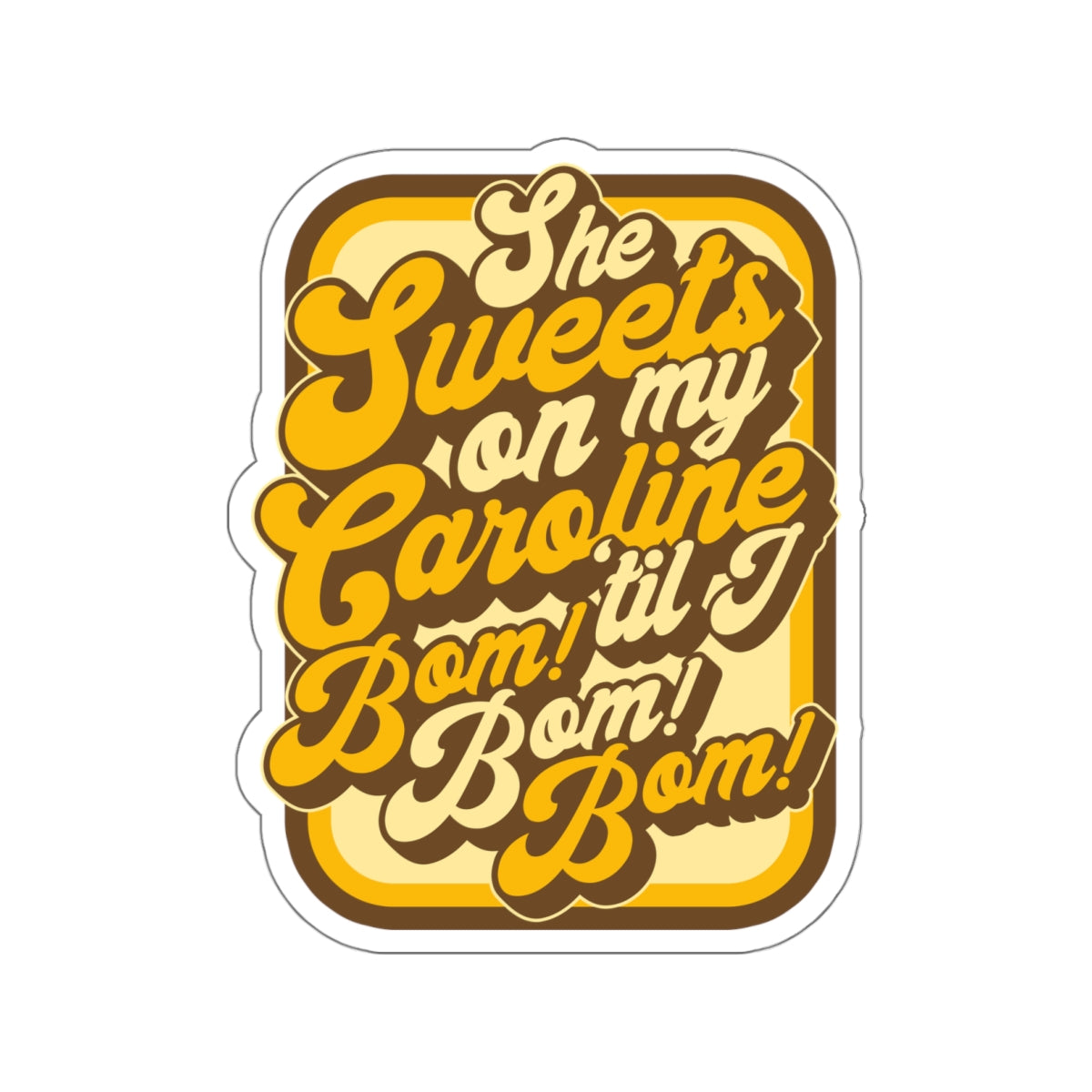 She Sweets... vinyl sticker