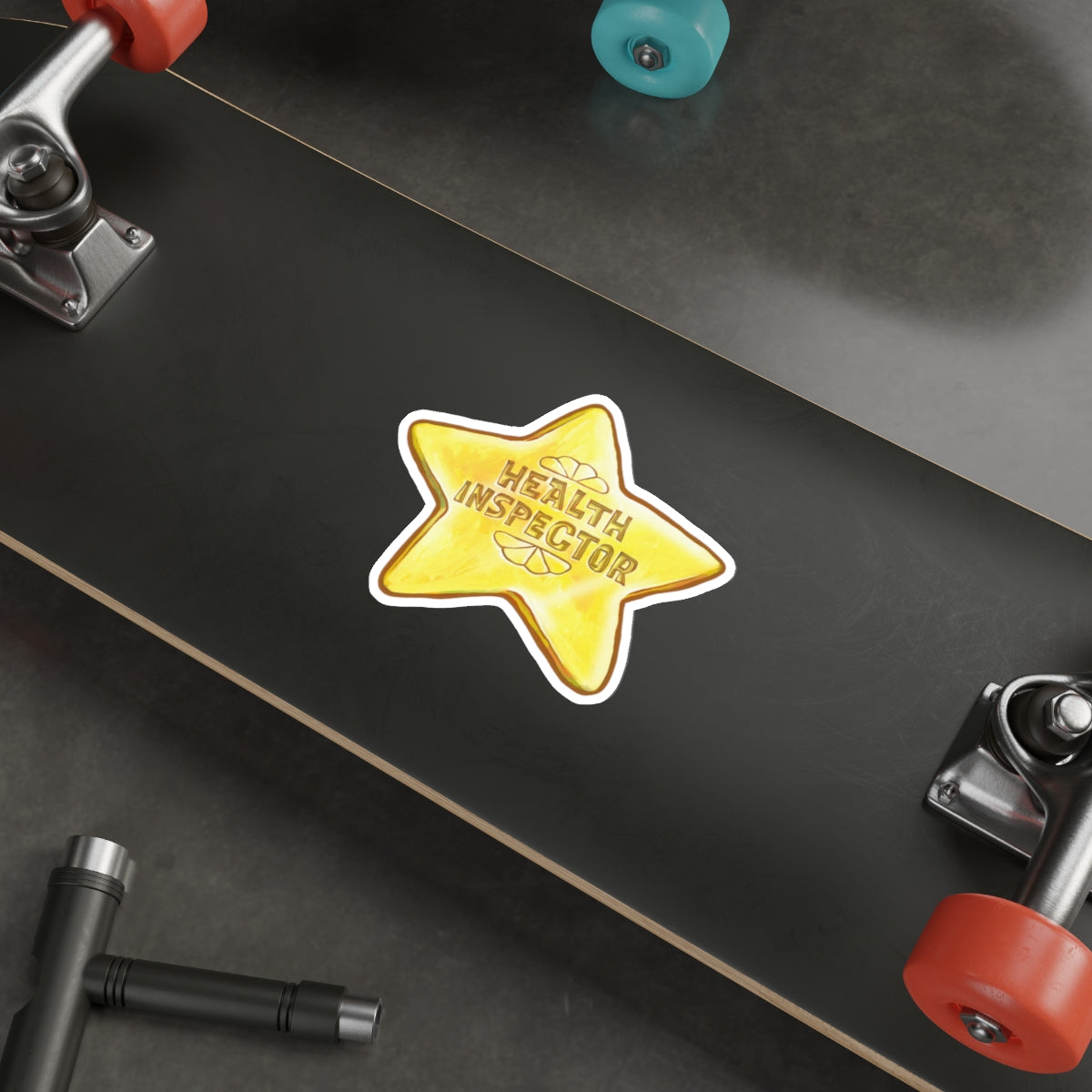 BB Health Inspector vinyl sticker