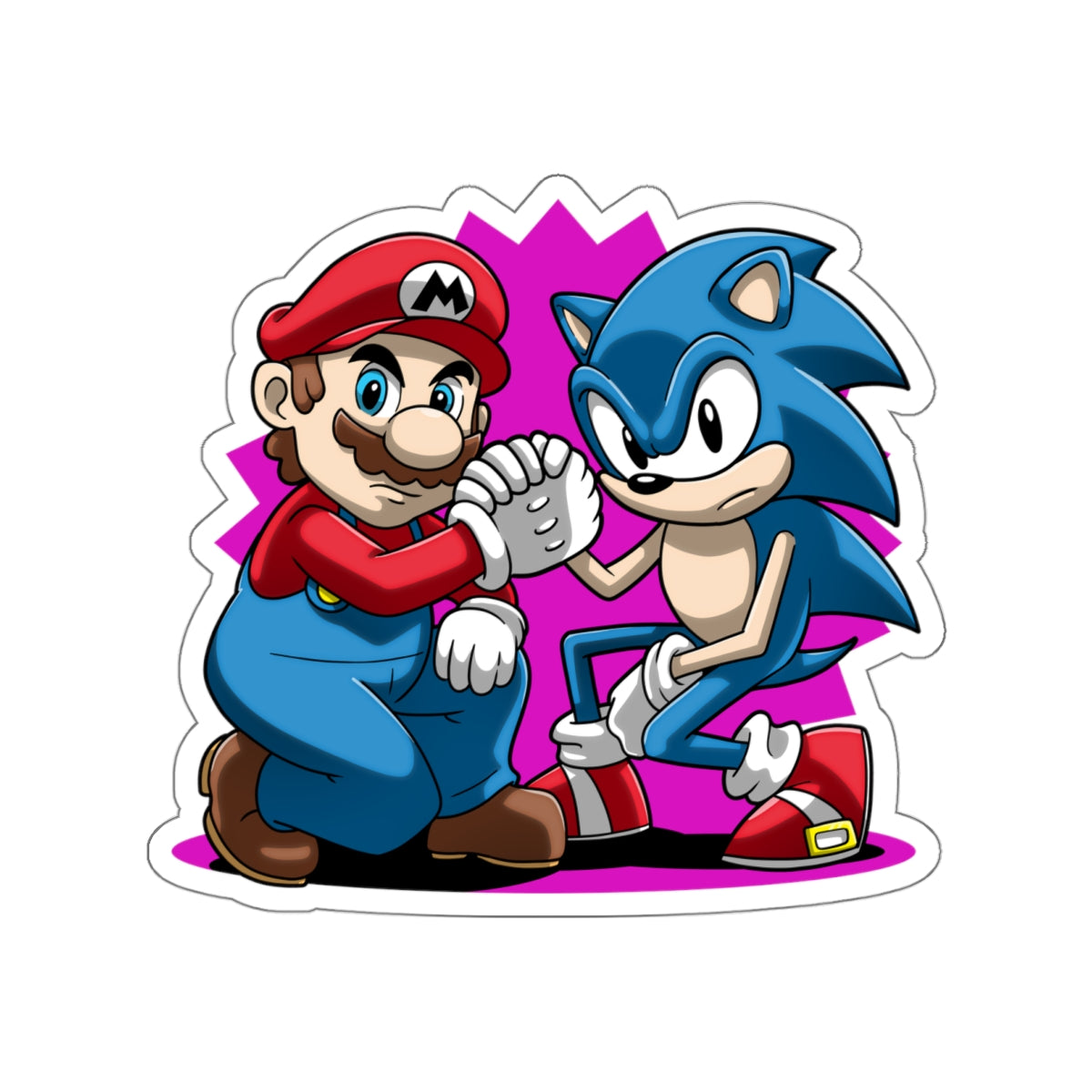 Mascot Squat vinyl sticker