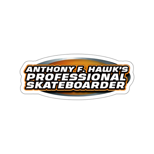Anthony F Hawk's Professional Skateboarder vinyl sticker