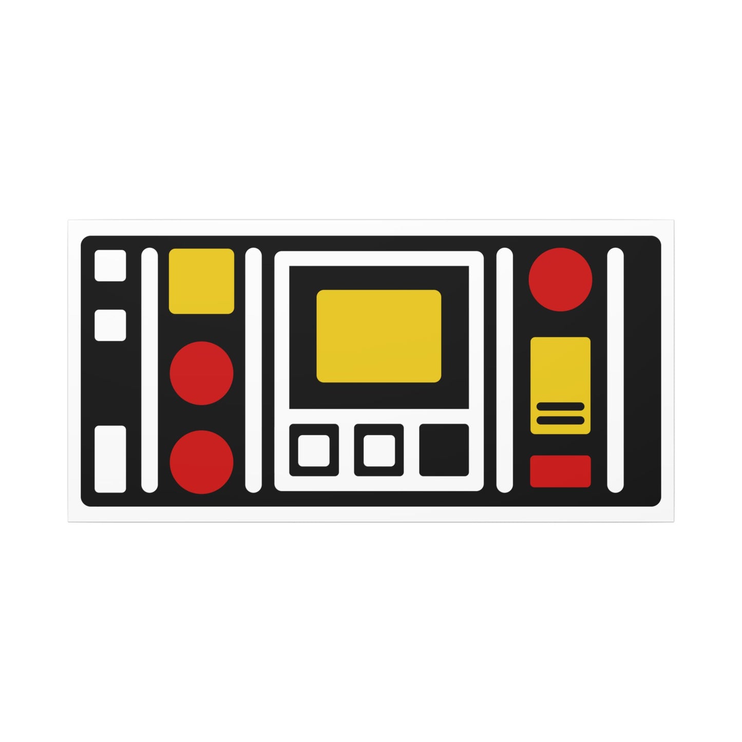 Block Control Panel canvas print
