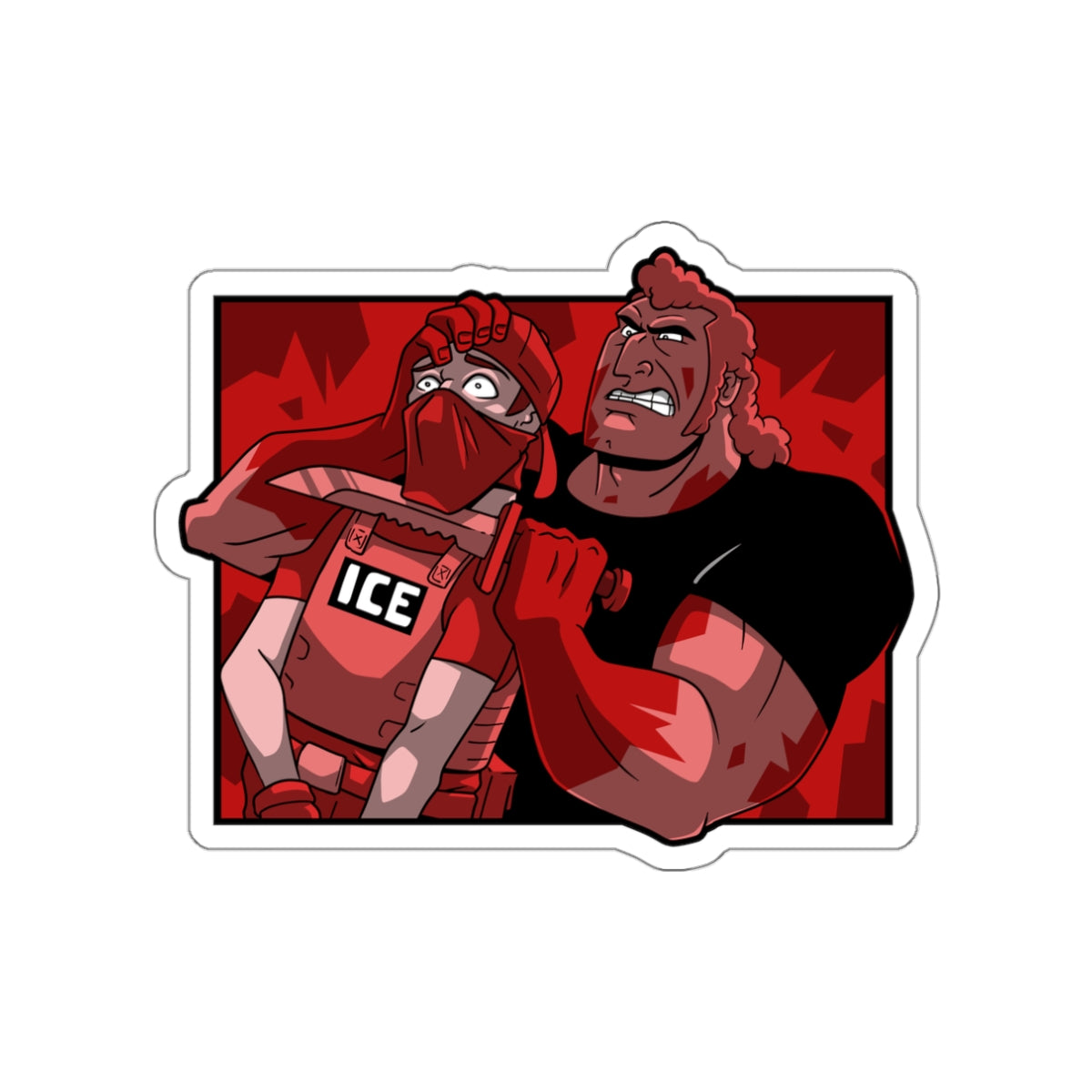 Brock ICE vinyl sticker