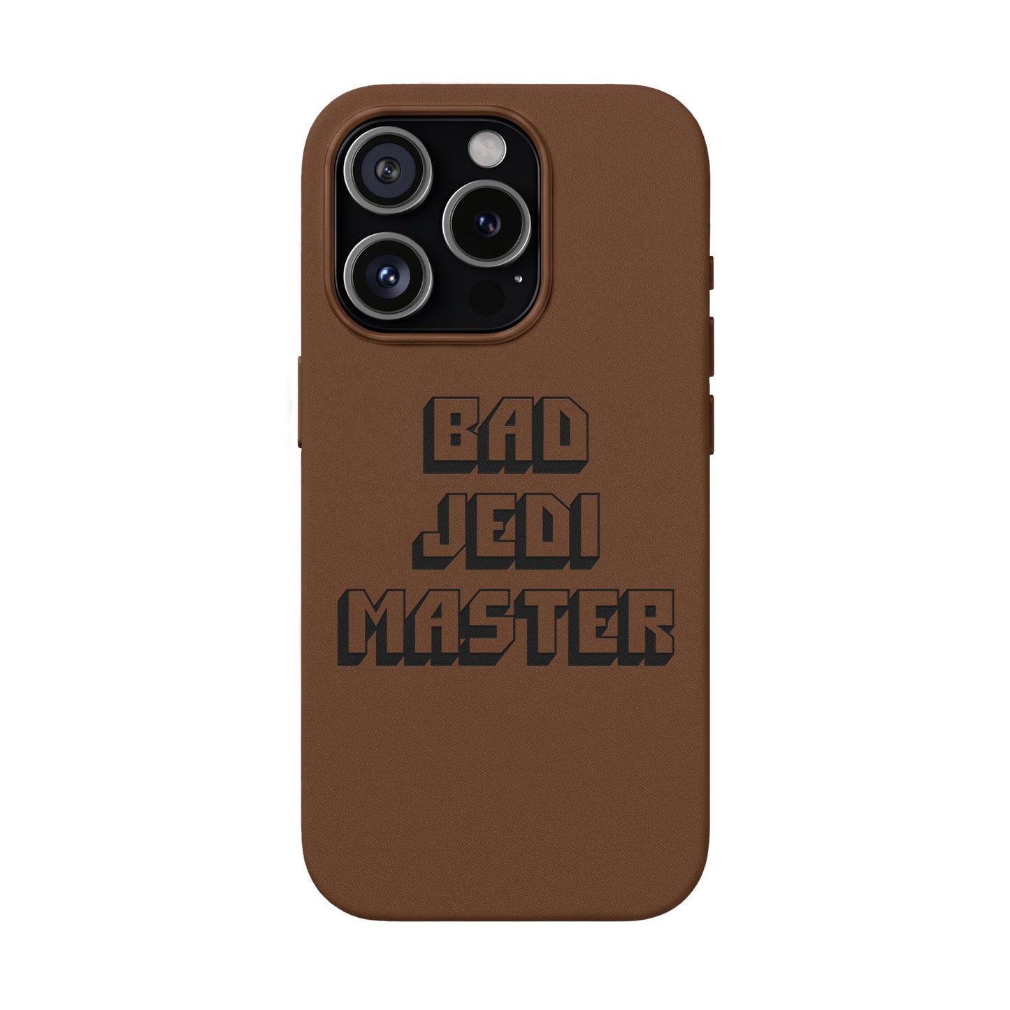 Bad JM faux leather phone case