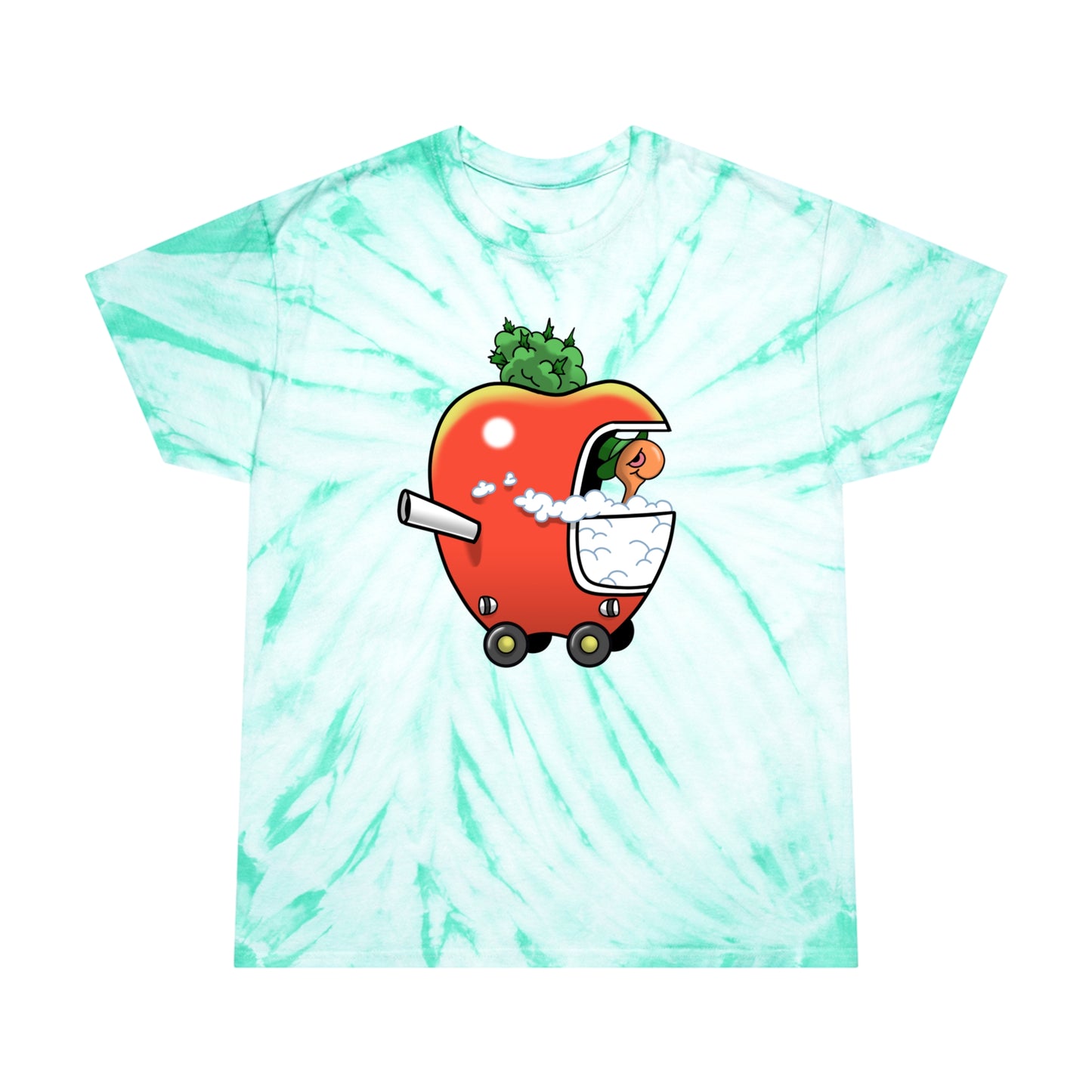 Smokey Worm tie-dye t-shirt