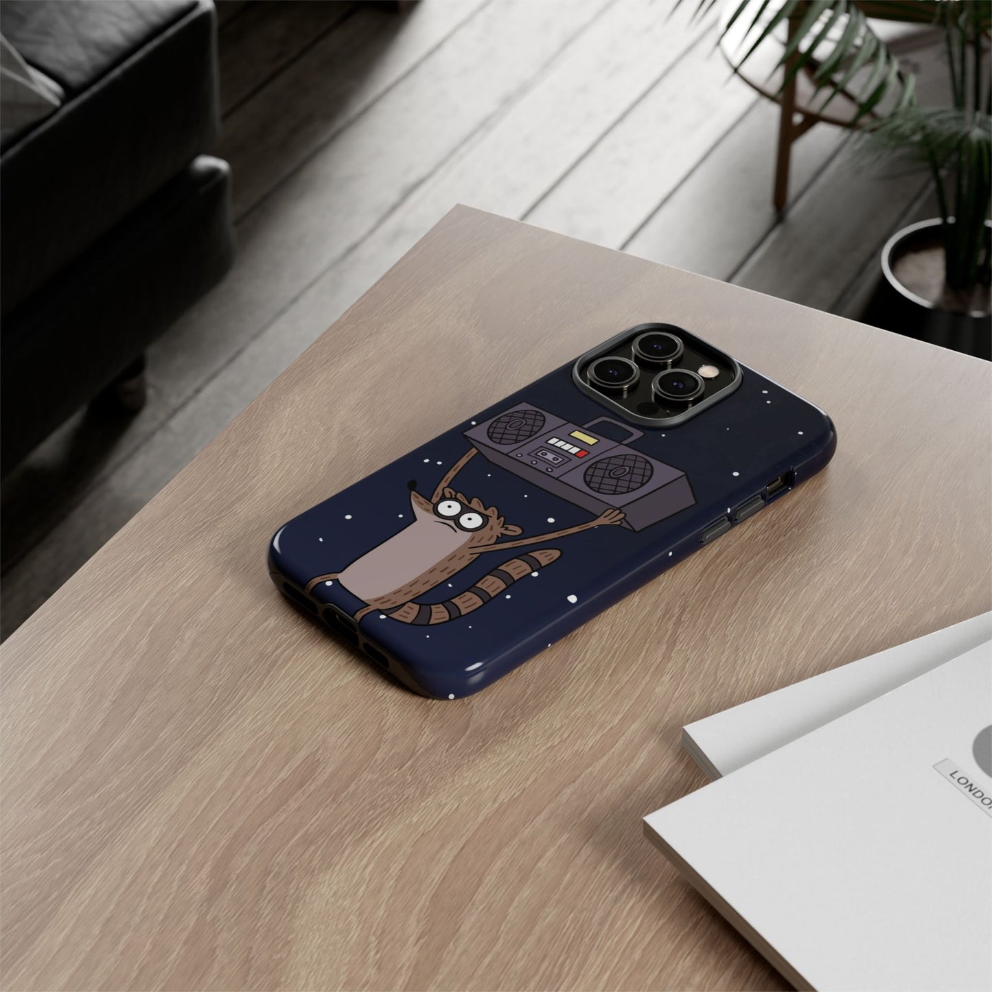 Rigby Boombox iphone case