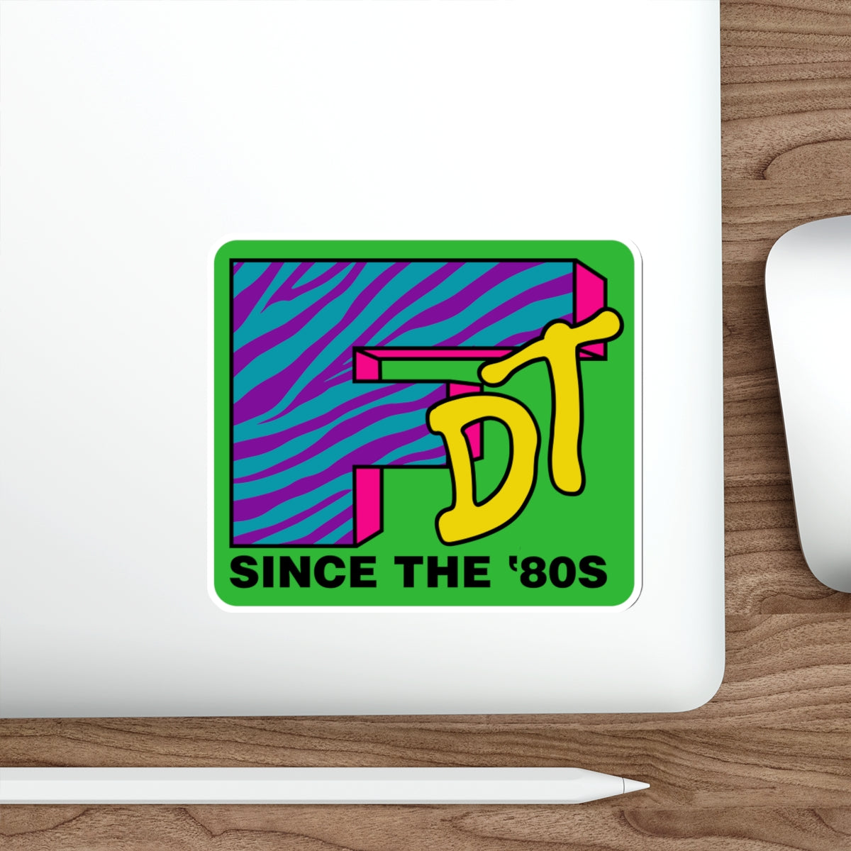 I Want My FDT Zebra vinyl sticker
