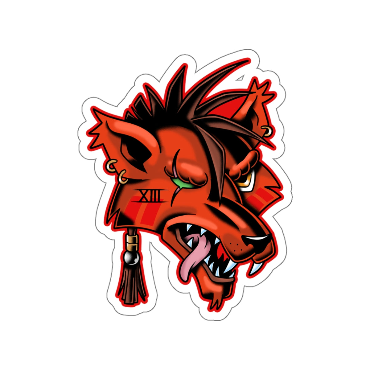 XIII Crises vinyl sticker