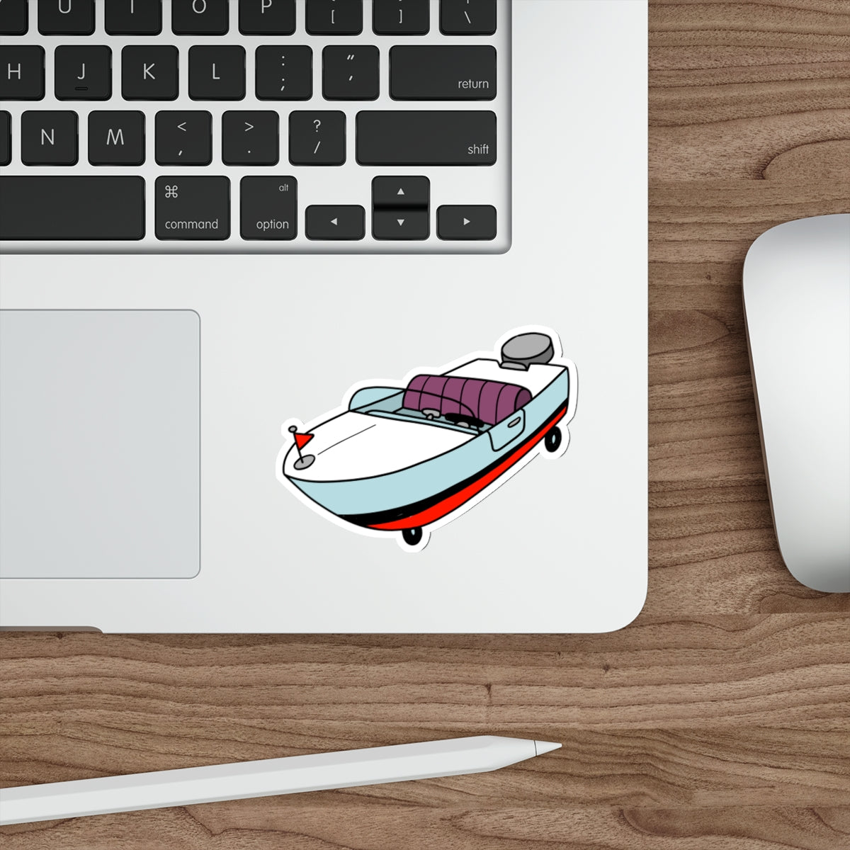 Boatmobile vinyl sticker