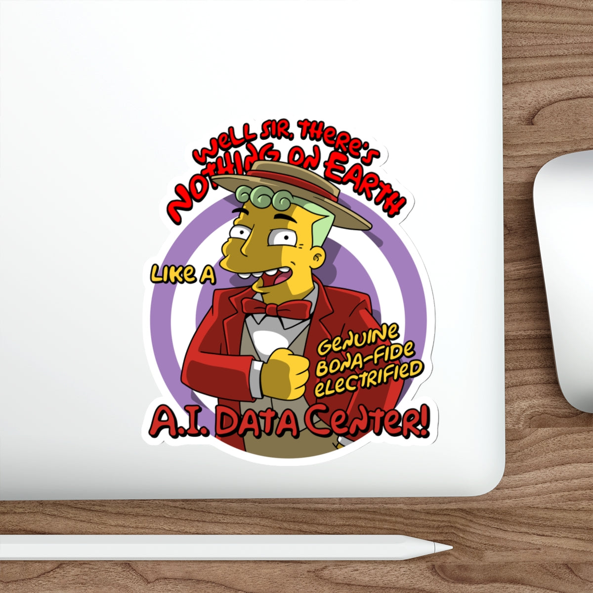 Springfield Data Center vinyl sticker