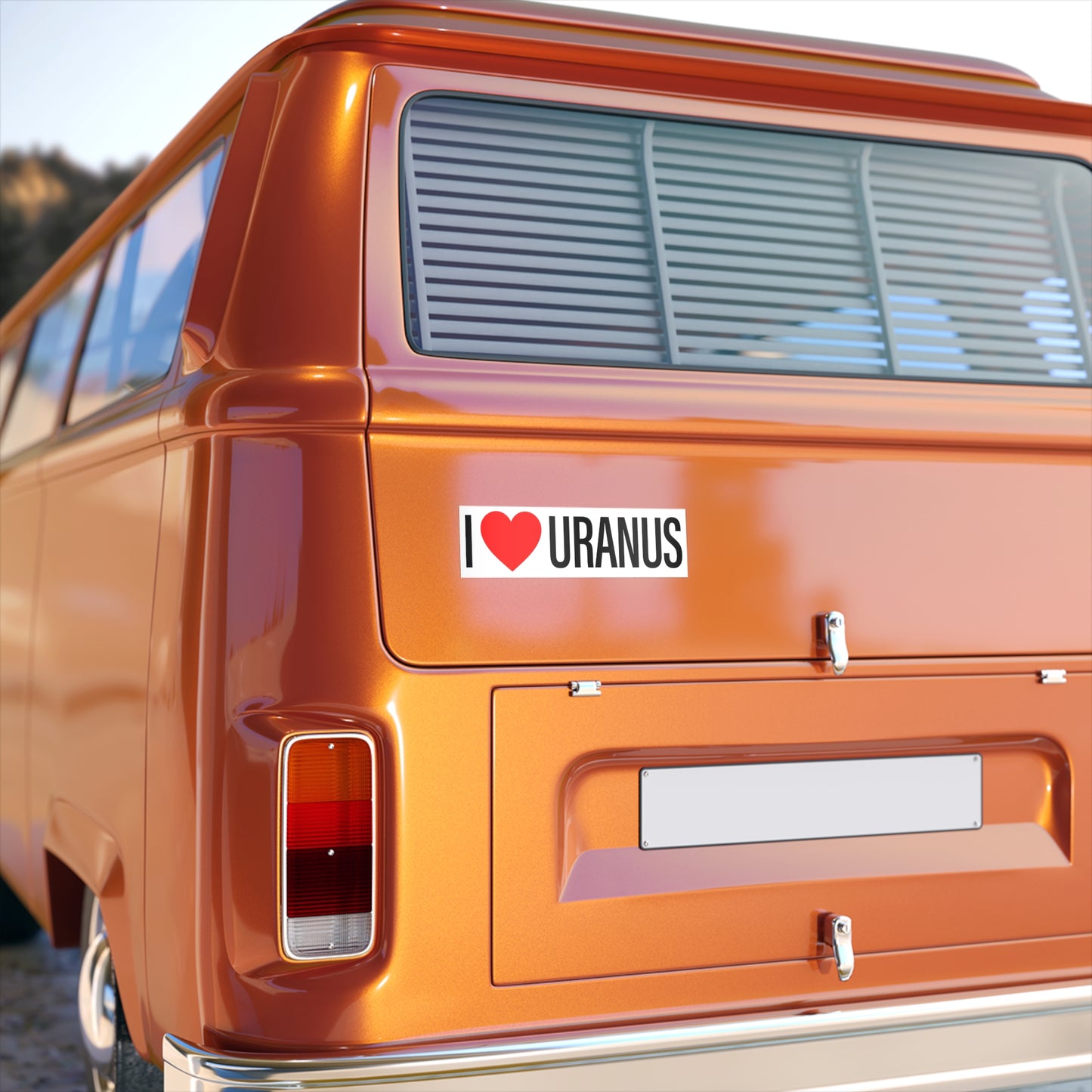 I Heart Uranus bumper sticker