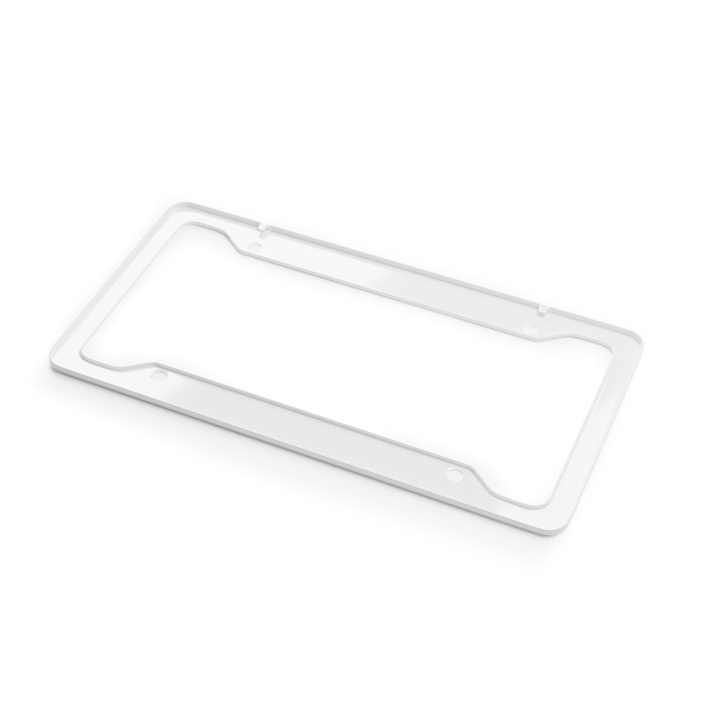 We Brake For Nobody license plate frame